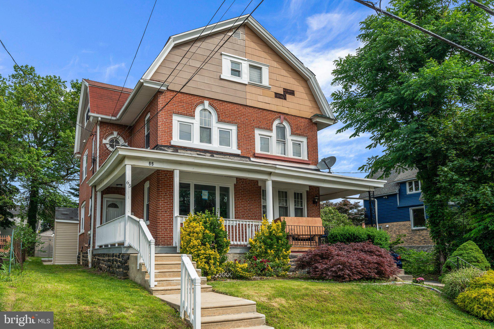 Welcome to 65 E Broadway Ave. this fully renovated large 4 Bed 3.5 Bath home has much to offer with over 2,300 sq. ft. of living space! The 1st floor offers an open concept with front porch, living room with fireplace, dining room, and gourmet kitchen with white cabinets, quartz countertops, custom tile backsplash, NEW stainless-steel appliances, porcelain tile and wood flooring, and a half bath and mudroom off the kitchen which provides access to the backyard and patio. The 2nd floor offers a primary bedroom with primary bath, an additional full bath and bedroom. The 3rd floor offers 2 additional bedrooms and full bath. All bathrooms have been fully updated with custom tile work and new fixtures.