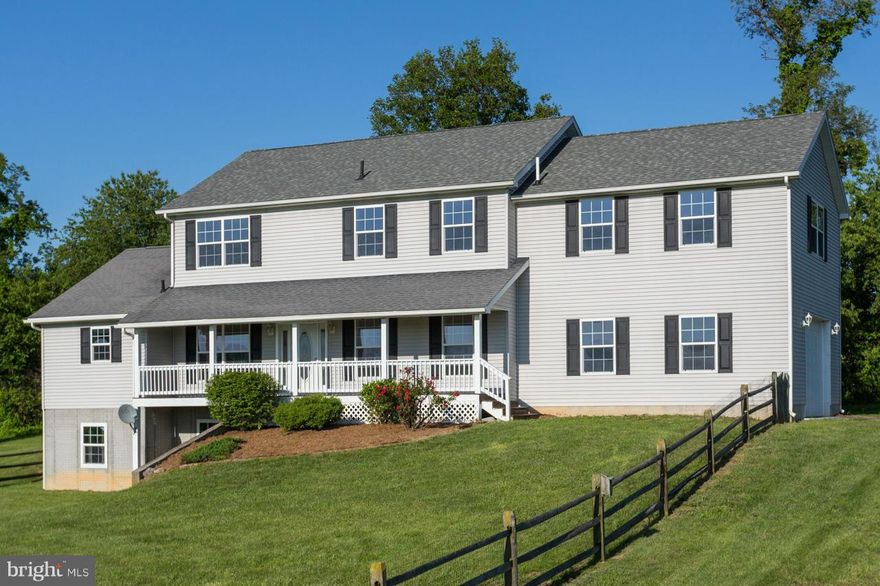 Awesome contemporary! Main level w/ flooring! Living rm w/ porch access & woodstove heat for a cozy bonus! Kitchen w/ plenty of work space, as well as a breakfast bar, eat-in area! 2 mstr suites w/ soak tubs & walk-in closets; One with a balcony! Huge bonus room! Full bsmnt is the perfect expansion space for a media room or man cave! Side load double garage! Great long-range views!