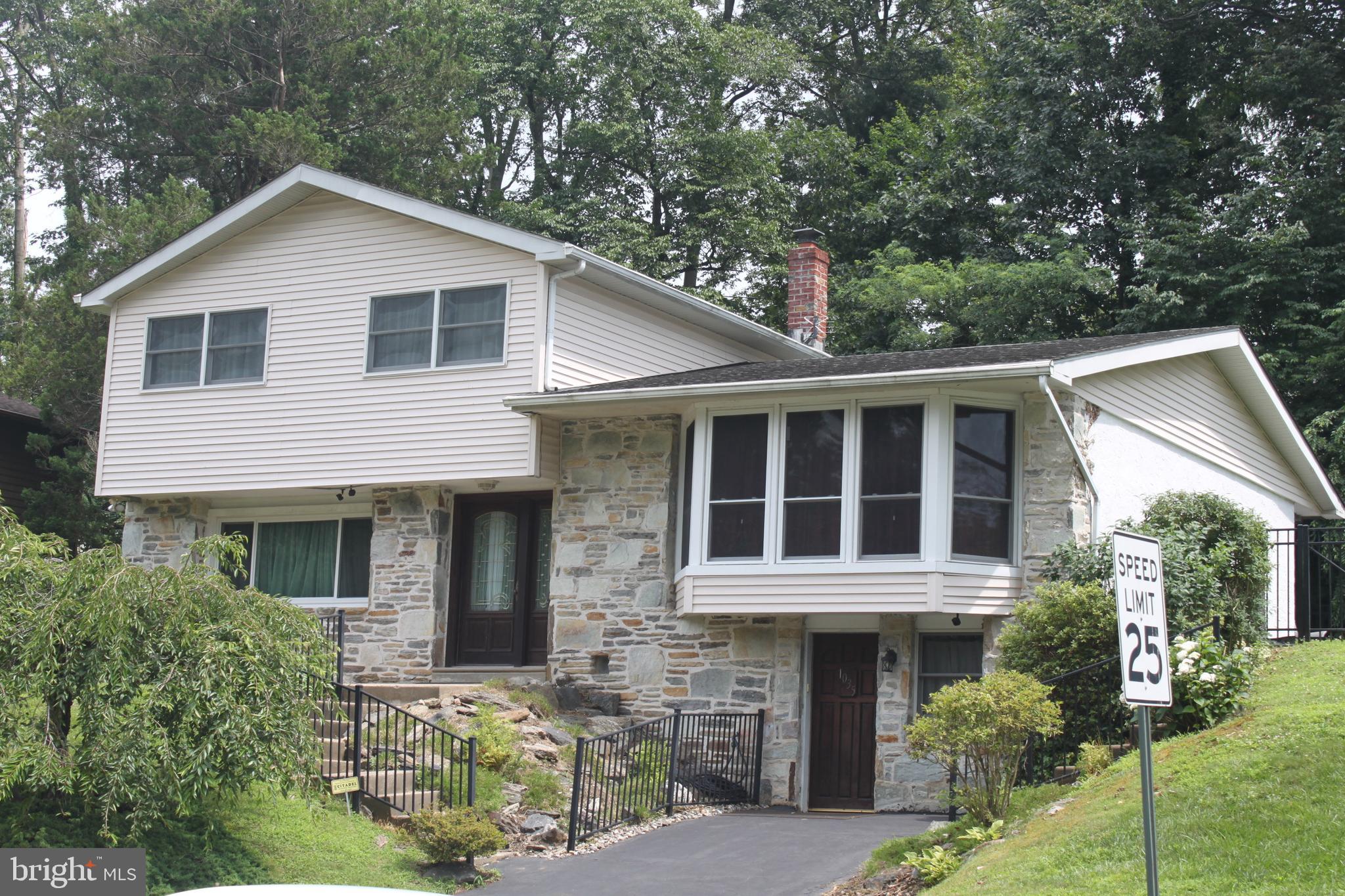 Welcome to this wonderfully situated spacious Split Level in desired Huntingdon Valley offering Blue Ribbons Abington schools. Enter into the lower level which offers a ceramic tile floored foyer area, a large Family Room with a Gas Fireplace and laminate flooring, there is a bonus room which can be used as a den/office or 4th bedroom on this level plus a powder room. The main level offers a big living room with a walk in Bay window, a lge. L-shaped dining room, and an Eat-in Kitchen with loads of cabinet space, a 5 burner gas range, D/W and Disposal. There is an outside exit to the rear yard. Living Room and Dining feature Hardwood flooring. The Upper Level offers the Main Bedroom with updated Main Bedroom bath, 2 additional bedrooms and a hall bath. There is a pull down stairs for possible attic storage. The Basement level is partially finished with Asphalt tile flooring, painted walls, and an outside exit to the driveway. This home offers has Gas Hot Air heat with C/A, 50 Gallon gas hot water heater, 200 AMP Service, various type (Vinyl and Anderson) replacement windows in many locations. Great location just a few blocks from shopping, Lorimer Park, restaurants, highway arteries and public transportation make this home a great find.
