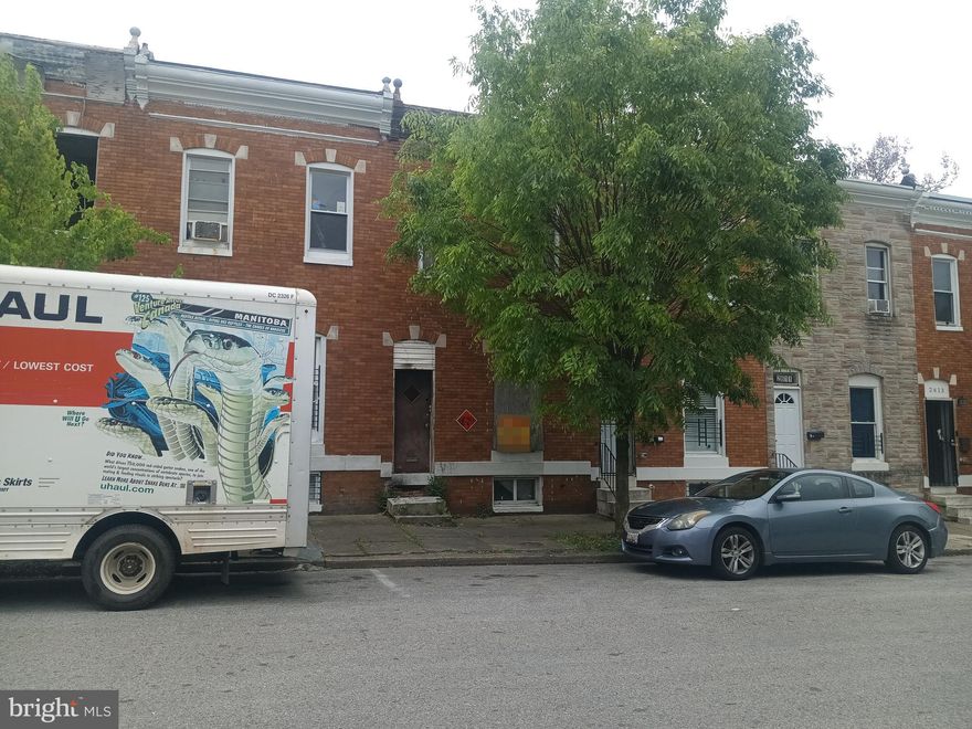 ONLINE AUCTION: This auction takes place on the Ashland Auction Group Website Bidding Platform. Bidding begins 5/13/2026 @ 10:00 AM. Bidding ends 5/15/2026 @ 11:30 AM. List Price is Suggested Opening Bid. Deposit: $5,000.

2 Story Townhouse located in the Shipley Hill area.
JUST MINUTES to Daisy Field, Grace Medical Center, and Westside Shopping Center.
Easy access to major traffic artery N Franklintown Rd.
Property is a vacant shell in need of complete renovation.