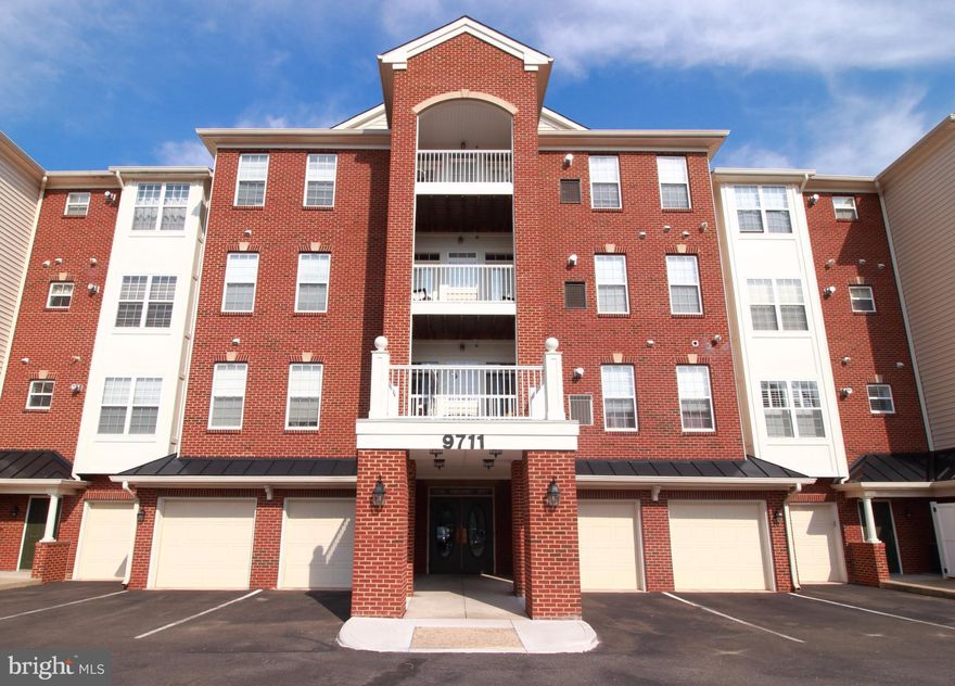 Spacious TOP floor unit in well-maintained, elevator building. Walk to VRE to Crystal City & DC. Secure building with 1-car garage & storage space.Unit is spacious & open. Upgraded light fixtures; Cherry cabinetry, custom closet with built-ins. Bedrooms are separated for added privacy. Spa-style MBA. Convenient to retail, banks,and  restaurants, Sentriloc on rail on the left; agent name on box.