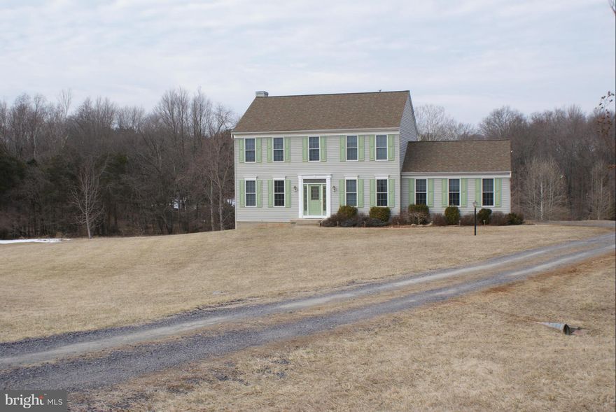 OPEN HOUSE 4/12 & 4/13 from 12PM-3PM  Beautiful colonial on 6+ acres in Culpeper Lakes-2 miles to town with country living feel.  9' ceilings on main, kit w/42" cherry cabs opens to FR w/cozy fireplace.  Lg deck off kit w/room to entertain.  Backs to cons easement-no neighbors behind you, w/fruit tree orchard.  Huge MBR w/vault ceiling, FP, and sitting area.  1 year home warranty!
