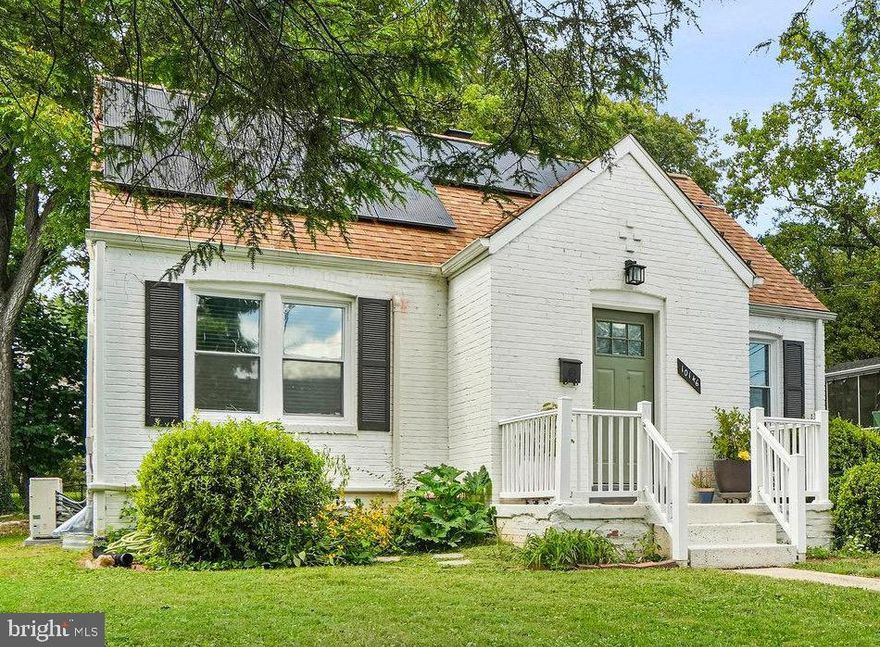 A MUST-SEE INSIDE — FAR MORE SPACE THAN MEETS THE EYE! 
Welcome to this Spacious All-Brick Cape Cod in the highly desirable Indian Spring View neighborhood of Four Corners, Silver Spring — ideally located across from the charming historic Woodmoor Shopping Center and just moments from Trader Joe’s at Burnt Mills.
This 4-bedroom, 3 full-bath gem beautifully blends timeless charm with thoughtful, modern upgrades. Step inside to discover a newly remodeled gourmet kitchen featuring stainless steel appliances, extensive counter space, and premium custom cabinetry with pull-out storage — truly a chef’s dream! Fresh paint and luxury vinyl plank flooring flow throughout the main and lower levels, creating a bright, move-in ready feel.
Comfort and efficiency are at the heart of this home. A brand-new, state-of-the-art Mitsubishi ductless HVAC system with 8 individual mini-split units ensures personalized comfort in every room — no more cold basements or overheated upper floors. Enjoy whisper-quiet, energy-efficient heating and cooling year-round.
Adding to the home’s exceptional value, the seller-owned solar panel system with battery backup conveys, offering sustainable energy savings and peace of mind. The roof is only 4 years old, providing durability and protection for years to come.
The lower level has been professionally waterproofed, featuring a new sub-floor drainage system and sump pump — complete with a transferable warranty for the new owner’s confidence and protection. It’s a dry, comfortable space ready for recreation, a home gym, or guest suite.
Step outside to enjoy a large, fully fenced flat backyard shaded by two mature walnut trees — ideal for gatherings, gardening, or play. A majestic chestnut tree graces the front yard, offering natural beauty and seasonal treats.
With a walk score of 84, you’ll love being close to parks, trails, restaurants, and shopping, with easy access to bus lines, Metro, major highways, and airports for an effortless commute.
An added bonus — a main-level bedroom and full bath offer the flexibility of no-stairs living, perfect for guests or multi-generational households.
This home truly combines modern comfort, energy efficiency, and classic style — an outstanding find in one of Silver Spring’s most sought-after neighborhoods.
 Schedule your private showing today — and experience just how much bigger, brighter, and better this home truly is inside! SEE DOCUMENTS SECTION FOR HVAC INFO