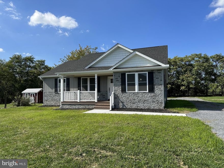 BRAND NEW HOME!  This beautiful home is ready to go!  This single level home features 1352 square feet of living space with front and back covered porches, 3 Bedroom, 2 Baths, Large Living/Kitchen/Dining Great Room and Laundry/Mud Room.  Kitchen features large island, Granite countertops, new stainless appliances and plenty of cabinet space, Primary Bedroom features full Bath, large walk in closet PLUS you will enjoy the mountain views from the front covered porch.  Concrete parking area and plenty of space to build a garage. All situated on .40 acre lot.