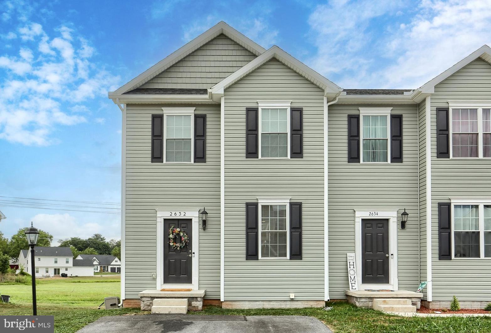 Better than brand new! Just built in 2023 and even more updates since then! No need to wait months to build. Move right into this 3-bedroom, 2.5 bath townhome at Kings Court at Brownstone Manor. This is one of the very few in the neighborhood that features a finished basement for even more square footage. This area could be utilized as an office, play room. family room, or even a fourth bedroom due to the egress window. Open the front door to a spacious, open concept living area. Beautiful, modern LVT flooring in a Pewter Oak finish makes the first floor shine and is easy to clean. The kitchen is bright and inviting with plenty of Dakota Maple cabinetry , a spacious island, and granite countertops. Stainless steel appliances are just two years old. The kitchen opens to the dining area with a thoughtfully designed and eye-catching cabinet and shelving feature for even more storage. Upstairs features an Owner's Suite with a full bathroom and walk in closet, two more spacious bedrooms, another full bathroom, and convenient laundry area. The high efficiency gas furnace ensures low utility costs. Private driveway parking for 2 cars! Low annual HOA fee covers common area maintenance. All appliances convey and blinds have been installed on most windows. Small town country feel but still close to amenities and major roadways. This home also comes with the Builder's Limited Warranty covering certain major items for up to 10 years.