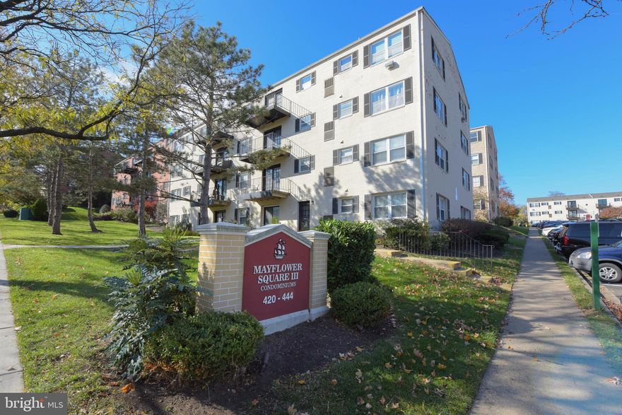 Welcome home to this beautifully renovated top floor corner 2BRs condo with abundant natural light,  nice views and a large balcony in an inviting garden style community offering lovely landscaped green spaces, off street parking by permit, a club house, outdoor swimming pool and playground.  Prime location in vibrant West Alexandria close to BRAC/Mark Center features easy access to public transportation with bus stops steps away, major commuter routes including I-395 and the Beltway, outdoor recreation in many nearby parks and trails, dining, shopping and entertainment delights in Shirlington Village, Del Ray and Old Town Alexandria.  Move-in ready condition showcases a spacious perfect layout with two bedrooms on opposite end of the condo for added privacy, breakfast area in kitchen, new paint, new carpet, stainless steel kitchen appliances (new gas stove and new refrigerator), granite kitchen countertops, contemporary hall bath with large vanity, walk-in closet in the primary bedroom, French door in living room opening to fresh air on your own balcony.  Rent includes heat, AC, electricity, gas, water, sewer and trash removal.  Tenant is responsible for $50 move in fee and $100 vehicle registration fee paid to the condo association.  Non refundable application fee of $50 per adult.  Pets considered on a case by case basis with a pet deposit in addition to the security deposit of $1,650.  Maximum two incomes combined to qualify.  Enjoy the virtual tour with an integrated floor plan.