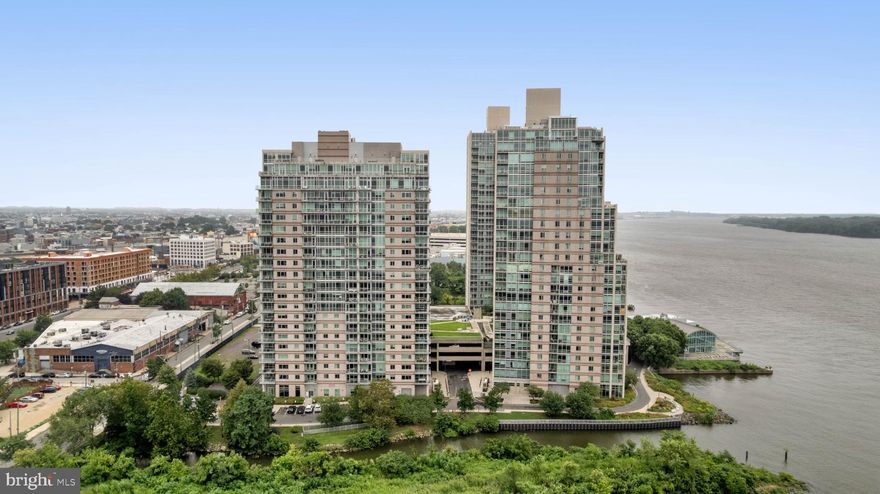 Welcome to the Reef building at Waterfront Square Condominiums & Spa, where luxury, convenience, and resort-style amenities meet the serenity of the Delaware River. This rarely available 2 bedroom 2.5 bath residence offers not just a home, but a lifestyle.Inside, an open kitchen with GE Profile stainless appliances, granite counters, and ceramic tile flooring flows into a sun-filled living area framed by floor-to-ceiling windowsBut the crown jewel of this home? Your own private, oversized patio—a rare find in city living. Whether you’re hosting friends, enjoying a quiet dinner under the stars, or simply unwinding with a coffee as the sun comes up over the river, this is your personal retreat in the heart of the city.Life at Waterfront Square means valet parking, 24-hour concierge service, an indoor pool with river views, a state-of-the-art fitness center, hot tub, sauna, steam room, and a landscaped park with putting green and dog park. There’s also a shuttle to Center City, an on-site spa, convenience store, and café—everything you need, right where you live.All of this with one deeded parking space included, and the peace of mind that comes with a community designed for comfort, security, and ease.