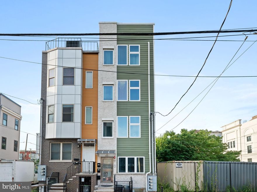 Modern luxury triplex built in 2018 in the heart of Fairmount / Francisville, offering immediate cash flow with remaining years of tax abatement.
Designed with open-concept layouts, generous ceiling heights, and premium finishes throughout, this well-maintained building delivers a comfortable and upscale urban living experience.
Fully leased and stabilized, the property generates $6,100 per month ($73,200 annually) with clear rental upside potential.
The building includes two spacious 3 bed / 3 bath units and one 1 bed / 1 bath unit. Outdoor spaces include a private backyard, a balcony, and a private roof deck with skyline views. Each unit features wide-plank hardwood flooring, quartz countertops, stainless steel appliances, and modern kitchens.
Built in 2018 with newer systems and mechanicals, this property offers a low-maintenance investment opportunity in one of Philadelphia’s most consistently performing rental corridors. Conveniently located near Center City, museums, restaurants, parks, and SEPTA’s Broad Street Line.