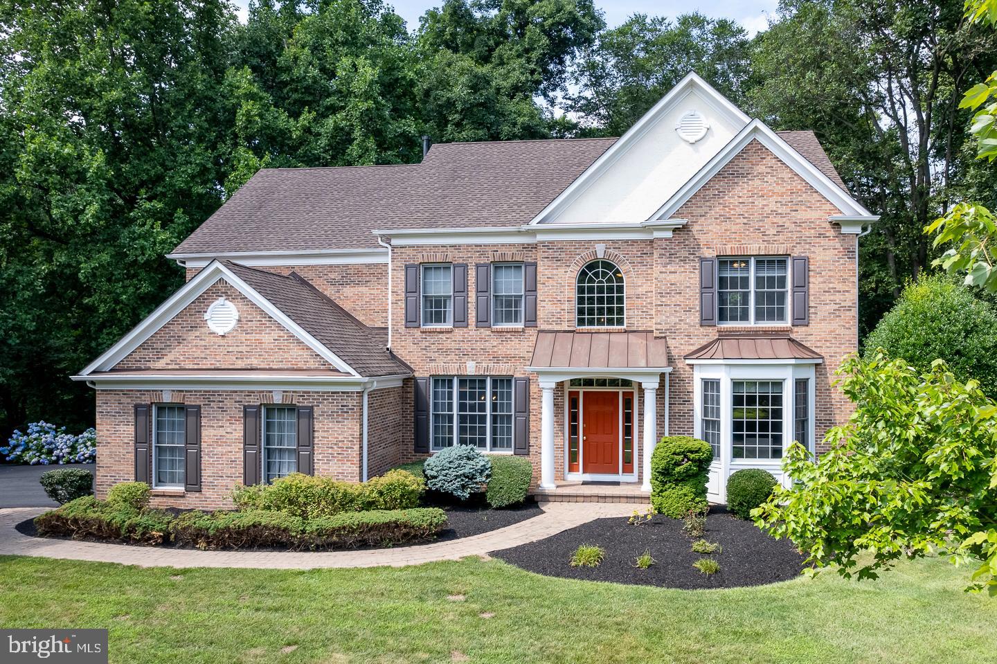 These owners are the original and one of the first to purchase in sought after Brookside and guess what? They chose one of the best lots backing up to 16 acres of woods which are dedicated open space, and situated on a gorgeous 1.26 acres providing great privacy. This popular brick front model has the perfect open floor plan and you will be the beneficiary of the brand-new engineered flooring in the foyer, dining room, living room, family room, and study. Besides the gleaming new floors you will enjoy a soaring two story family room with gas fireplace, stunning kitchen featuring stately appliances and glass doors leading to a deck with wonderful views. It gets better! The second floor has brand-new carpeting in all four bedrooms. The primary suite features his and her vanity, tiled shower, jacuzzi tub and huge walk-in closet. The views from the primary bedroom are really tranquil! Jack and Jill bathroom with new plumbing fixtures and lighting, the 4th Princess bedroom has an ensuite with new plumbing fixtures and lighting. The second floor features an overlook to the family room. Just wait until you see the finished walk out basement! The 5th bedroom is spacious and has a nice set of windows overlooking the rear yard. Newer full bathroom! The entertainment area is spacious and includes double swing out glass doors to the rear yard. Billiards or home fitness center area and a large finished music room or storage room. Brand new gas water heater and Newer HVAC systems. Need additional storage for outdoor deck furniture or a playhouse for your kids – this property comes with a 10’ x 18’ new storage shed with windows as well. Need some protection on the deck from the sun – simply deploy the electric awning over the entire deck. Newly repaved driveway and sprinkler system complete the gorgeous landscaping with year round blooms designed in. This very attractive home is a real gem and situated within the most sought-after community in Garnet Valley - "Brookside" where your morning walks will be an absolute pleasure as this neighborhood is gorgeous! Besides the award-winning Garnet Valley School District, you will enjoy the convenience of nearby shopping at Wegmans, Whole Foods, and weekend activities in the culturally rich Brandywine Valley with an array of museums and activities for the kids.