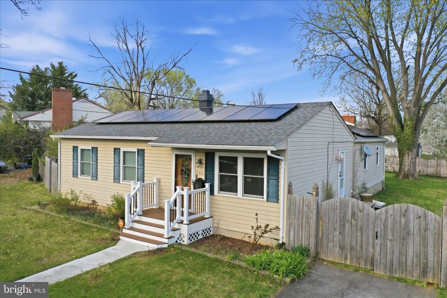 Welcome to this well-maintained one-level rancher tucked away in a quiet cul-de-sac. This home offers easy, comfortable living with a warm and inviting feel throughout. Hardwood floors run through much of the home, complemented by LVP in the living and dining areas. The living room features a cozy fireplace and flows into the dining area and kitchen, where you’ll find stainless steel appliances, tile flooring, and an updated backsplash. Both bathrooms feature beautiful tile finishes, adding to the home’s overall charm. Step outside to a fully fenced backyard complete with a spacious Trex deck and patio, perfect for morning coffee, evenings by the grill, or hosting. Two storage sheds provide plenty of room for tools, hobbies, or extra storage. Paid-off solar panels offer energy efficiency and long-term savings. Conveniently located with quick access to Route 81, downtown, and the Apple Blossom Mall. Enjoy the ease of one-level living in a comfortable and convenient setting.