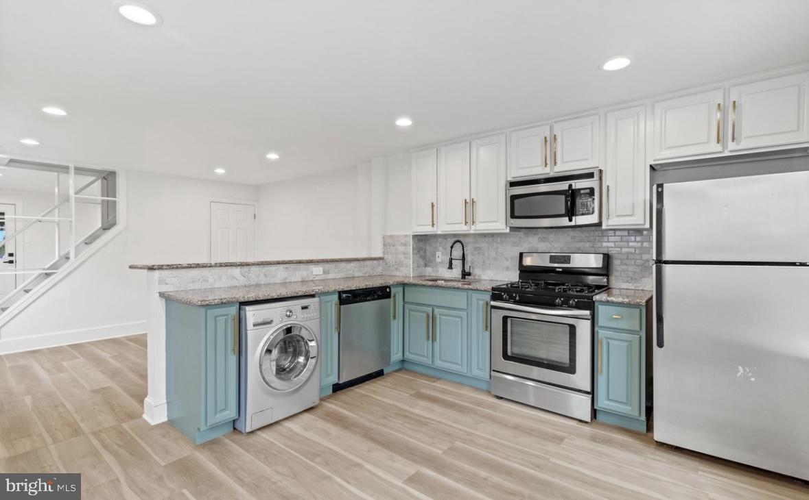 Welcome to 713 Haverford Rd, a move-in ready townhome in Bryn Mawr. The newly renovated twin (right side) includes brand new luxury vinyl flooring throughout, fresh paint, brand new appliances, updated plumbing, updated electric, new water heater, and new high velocity mini splits. This house is situated in a convenient location close to The Haverford School District, Haverford College, Train Station, Bryn Mawr Hospital, Ardmore Amtrak, Suburban Shopping Square, numerous restaurants & groceries. Exterior features with private driveway, 2 cars parking space, private patio. Call today for appointment!