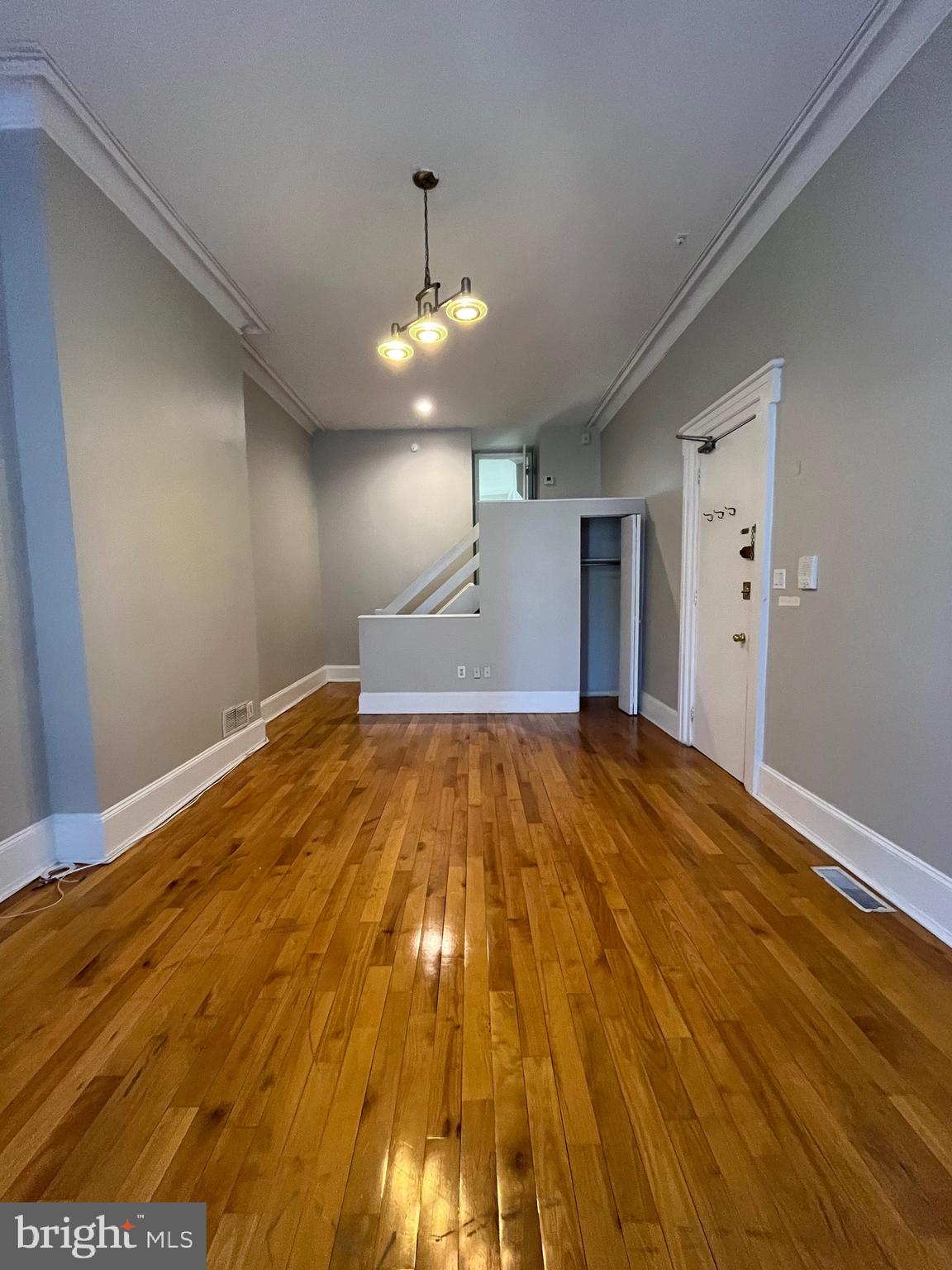 What has dedicated parking and the charm of a small neighborhood while providing easy access to all of Philadelphia? Your new home! Conveniently located in the heart of Fairmount 1828 Green Street is nearby shopping, dining, world-class museums, the Broad Street line and directly across the street from The Spring Gardens.
Enter into the spacious living room with high ceilings, stunning hardwood floors, closet, and large windows. Heading upstairs to the first bedroom you'll first find a carpeted landing area overlooking the living room that is well suited for an office. The first bedroom has a large closet, freshly cleaned carpets, and can easily accommodate a king-sized bed. Heading back downstairs you'll enter the titled kitchen with upgraded counter-tops, stainless steel appliances with gas range, dishwasher, garbage disposal, and plenty of cabinet space. A pantry provides additional storage. On the lowest level of the home is the master bedroom. This large, carpeted bedroom features French doors and lots of closet space. Directly outside the bedroom is the bath featuring a double sink vanity and combination shower tub. Don't forget your dedicated parking space out back!
***All square footage is an estimate. PLMG is not responsible for any discrepancies regarding estimated square footage that is provided by public sources, assessors, agents, advertisements or any other source.***