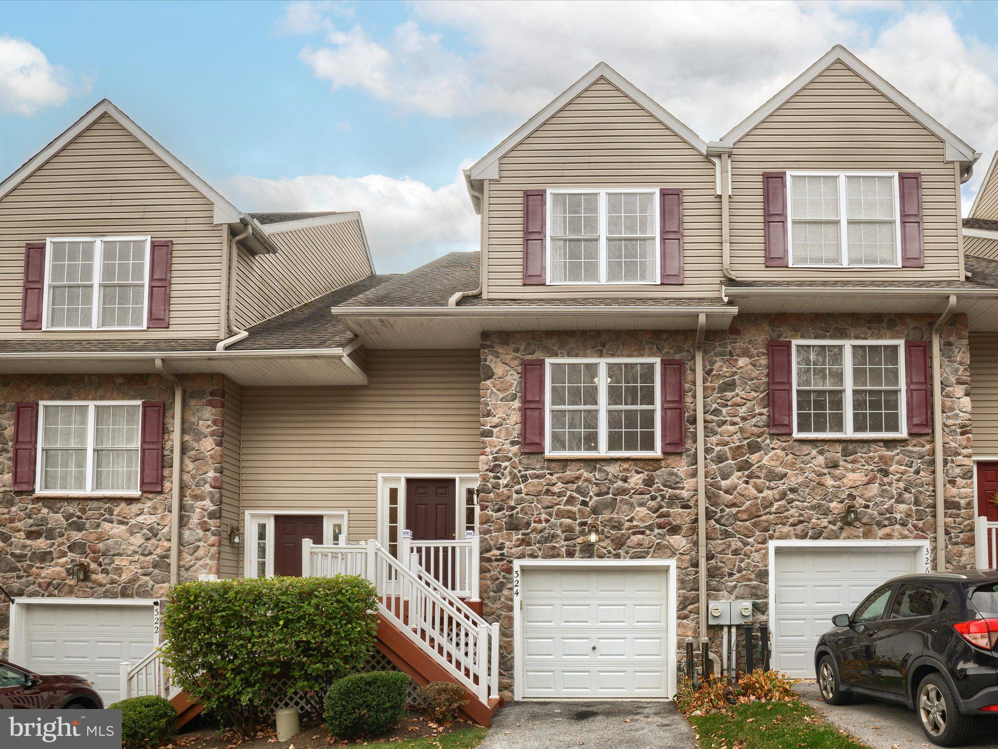 Magnificent  2 bed, 2 full bath, 1 half bath townhouse in the awarded Rose Tree School District. First floor features a half bathroom, like new kitchen, solid countertops, gas fireplace, and access to the rear patio through sliding doors.  The stone paver patio and backyard make for great summer barbecues and family gatherings. Second floor has brand new (2023) solid eucalyptus flooring for superior hardness and wear. Also freshly painted (2023). Primary bedroom in the rear, has a brand new (2023) full bathroom,  with a custom Kohler shower, new vanity, faucet and flooring.  The primary also features a tray ceiling and a walk-in closet with custom Elfa Decor from the container store.  The second bedroom in the front has it's own full bath and a walk-in closet with same custom Elfa Decor. Hallway features laundry with a brand new (2023) all-in-one GE washer/dryer, leaving more space for storage. Additionally there is another large walk-in closest in the hallway perfect for storage or linens. The lower lever is finished, making for a great office space, bonus room or hobby space with about 663 sqft of room. Here you will find access to the attached garage (22X12) good for a full sized sedan. Great location, very close to Downtown Media, Granite Run Mall, major expressways, Phila International Airport, and train station. Showings start Friday, by appointment only property is owner occupied.
