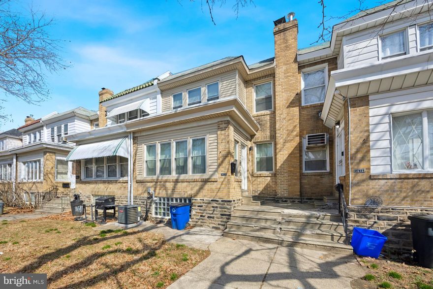 This charming residence at 1613 E Cheltenham Ave seamlessly blends modern updates with timeless appeal. The inviting open floor plan creates a warm and stylish atmosphere with exposed brick, featuring sleek luxury vinyl flooring that flows from the spacious living area into the formal dining room. The heart of the home is the custom-designed kitchen, a chef's dream with high-end features including custom cabinetry, a tiled backsplash, and stunning quartz countertops. The breakfast island with sink provides additional seating for casual meals. Upstairs, three generously sized bedrooms offer ample closet space and luxury vinyl flooring. The fully updated bathroom features modern finishes for comfort and convenience. The fully finished lower level expands the living space, offering a versatile area for a family room, home office, or guest suite that has separate entrance from the back. A full bathroom with a stall shower adds convenience, along with a separate laundry room and plenty of storage. Outside has a deck off the kitchen, 2 car driveway in the rear and solar panels for low monthly electric bills. With its recent updates, stylish design, and thoughtful layout, this home is an exceptional opportunity for first-time buyers and those looking to upgrade. Schedule your showing today and experience all that this beautifully updated property has to offer!