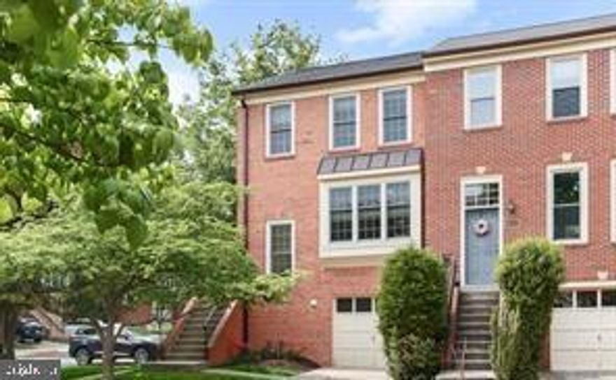 Welcome to this gorgeous end-unit brick front townhouse in the highly sought-after Woodmont Overlook. This exclusive community is a close walk from Woodmont Country Club, all the best of Rockville Pike, Congressional Plaza, Pike & Rose, Downtown Rockville, and a close walk to Twinbrook Metro. This light-filled end-unit home is move-in ready. Enter into a foyer with soaring ceilings and hardwood floors. The foyer leads to a sun-drenched main level with a living room, dining room, and an updated eat-in kitchen, and a powder room. The upper level has three bedrooms and two full baths - the primary bedroom has an attached bath. The fully finished lower level has access to the one-car garage, a recreation room, and a laundry/utility room, a powder room, and opens to the backyard. Excellent schools and commuters delight! This home is perfect for someone looking for a charming, well-maintained end-unit brick townhouse located in the heart of Rockville!