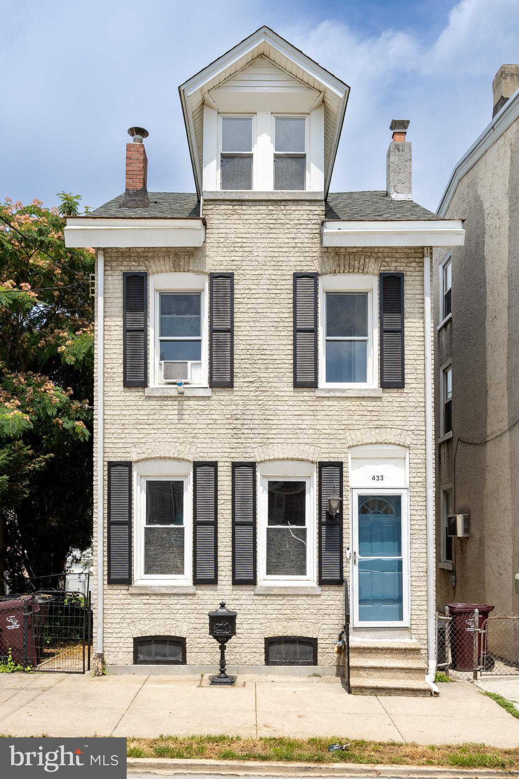 Renovated 4 Bedroom, 2 Bath Single Family Home in Bridgeport Borough. Step into this beautifully updated home offering a blend of charm and modern upgrades. Freshly painted throughout most of the interior, the main level features Luxury Vinyl Plank flooring in most areas. Key improvements include a New roof (2021) and a New heater (2024). The open-concept Living Room and Dining Area with a ceiling fan provides flexible layout options. The Kitchen has been tastefully updated with Quartz countertops, a new tile backsplash, partial new cabinetry, stainless steel appliances, and two pantry closets for ample storage. Just off the Kitchen is a newly added Mudroom with the potential to fit a stackable washer and dryer, a full tiled bathroom, and access to the covered side porch and rear yard. The backyard includes a shed (being sold as-is) and access to a rear alley—making off-street parking a possibility. Upstairs, the second floor offers three Bedrooms, a hall closet, and a full hall bath with a tub/shower combo. The third floor boasts a spacious fourth Bedroom that could easily serve as a bonus room or flex space. The full basement features newer concrete flooring, laundry area with washer, dryer, and utility sink, and walk-up stairs to Bilco doors that lead to the backyard. A one-year home warranty is included for added peace of mind. Conveniently located just minutes from King of Prussia, Norristown and Conshohocken and Route 202.