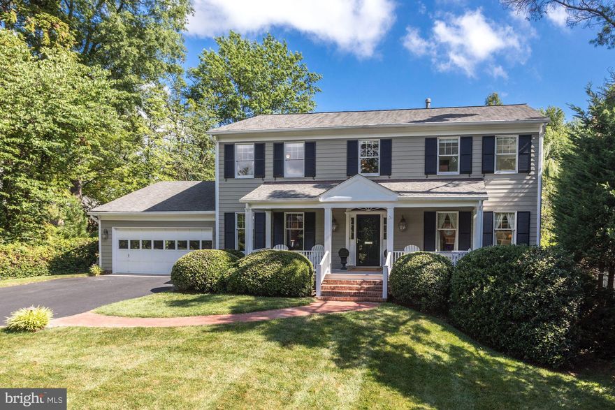 Picturesque 5BR/4.5BA Chevy Chase Village home ideally situated on a quiet dead end street. Built in 1984 this home is perfect for entertaining with a welcoming front porch, formal rooms, great flow and an open Kitchen/Family Room.  Master Suite and 4 additional bedrooms on the 2nd level. Lower Level complete with a TV Room, Full Bath, Large Storage Rooms, and a Sports Court (with 11 ft. ceiling) and stage- the perfect place for basketball, tennis, bicycles and more! Beautiful flat backyard with large patio. 2 Car Garage. Ample parking in driveway. 1st time on the market! Superb location in the Village within minutes to all the shops and restaurants on Connecticut Avenue.