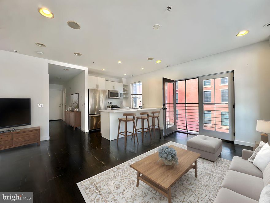 Available NOW! Video available!

This corner unit full of natural light is located in the heart of the old city on a popular and quiet block of 3rd St. that has lots of businesses, top-rated restaurants, cafeterias, shops, public transportation, pilates, gyms, and historic attractions just a couple of minutes away from your unit! Enjoy relaxing walks to Penn's Landing, your favorite food & amazing atmosphere that this neighborhood offers to you!

The apartment has a modern kitchen with a peninsula, stainless steel appliances, an electric stove, a dishwasher, and a garbage disposal. In-unit washer and dryer! You can comfortably host your friends and family in your living room, and the bedroom comfortably fits a queen-sized bed, desk, dresser and it has a deep closet with built-ins and a spacious bathroom. You also have 2 French balconies! 

Central AC & heating, intercom. Water is included in the rent, tenants only pay for electricity and wifi! Convenient tenant portal for rent payments & responsive maintenance. First, last, and security to move in, 3x the rent income & 680+ credit score to qualify minimum.