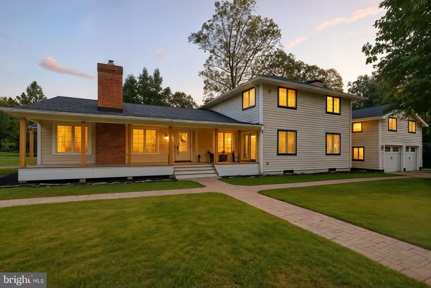 Located on a quiet, tree-lined corner lot in one of Northern Virginia’s most sought-after neighborhoods, this custom-designed modern masterpiece in Vienna offers nearly 5,000 square feet of meticulously finished living space. More than a simple renovation, the property represents a complete top-to-bottom transformation specifically crafted to balance sophisticated entertaining with cozy, functional family living. The heart of the home is a bright, open culinary sanctuary featuring vaulted ceilings and a chef’s kitchen equipped with professional-grade Wolf and Sub-Zero appliances, a massive 10-foot double-waterfall island, dual dishwashers, and custom cabinetry.
The layout is uniquely designed to accommodate both guests and growing families, boasting two large family rooms on a single level—each with its own wood-burning fireplace—alongside five bedrooms and 3 full baths and two powder rooms. The lower level powder room is ready for your choice of finish vanity, toilet and fixtures; rest is complete. Entertainment options extend to the finished lower level, which houses a spacious recreation room and a state-of-the-art movie theater. Additionally, a versatile finished flex room with a separate entry is located above the oversized detached two-car garage, providing an ideal space for a private office or a getaway for children. Every detail focuses on comfort, from the wide-plank light oak flooring to the brand-new radiant heating throughout the first level. Outside, the home features a massive 40’ x 8’ covered front porch and sits within walking distance of downtown Vienna and local schools, offering a premier blend of luxury and convenience. FOR THE UPDATED AND VERY BEST VIEWS OF THIS HOME, PLEASE USE THE QR CODE IN  THE PHOTOS AND DOCUMENTS SECTIONS."  The prelim tour is still available in "Virtual Tour" section as well.