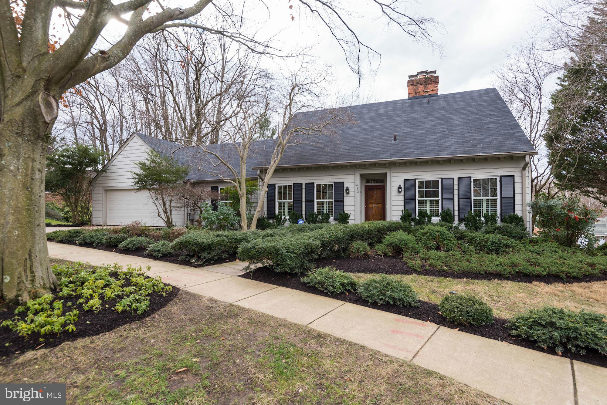 NEW LISTING!! Best of all worlds in this renovated Overlook gem! Fabulous entertaining w spectacular flow on main level w garden & two-care garage! Spacious 3bd/3ba up including luxurious Owner's suite w stunning bathroom. LL with unlimited potential to finish for rec room, exercise studio, home office, or storage! Enjoy nearby pool, park, trails and located on DC line! Open Sat and Sun 2-4!