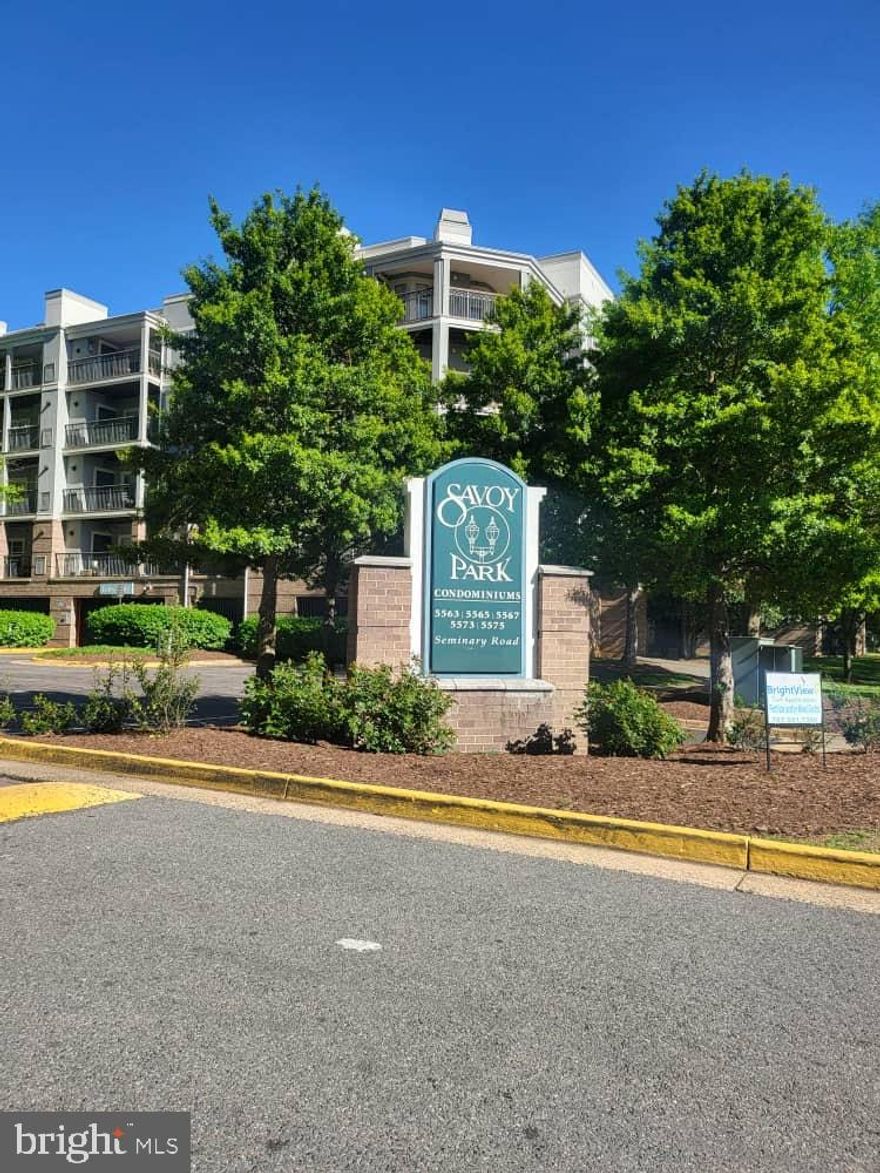 Beautiful  condo unit on Seminary Road— 1 bedroom and 1 bath. On the first floor. . As for amenities, you’ll enjoy access to a pool, gym, and club house—perfect for relaxation and recreation. Parking is a breeze: you’ll have 2 assigned garage spaces (#63 annd 64) additional 2 visitor parkings.  The location is undeniably perfect! Just a 15-minute drive to Washington, D.C., and conveniently close to all major landmarks in the city. This condo is more than a home; it’s a lifestyle.