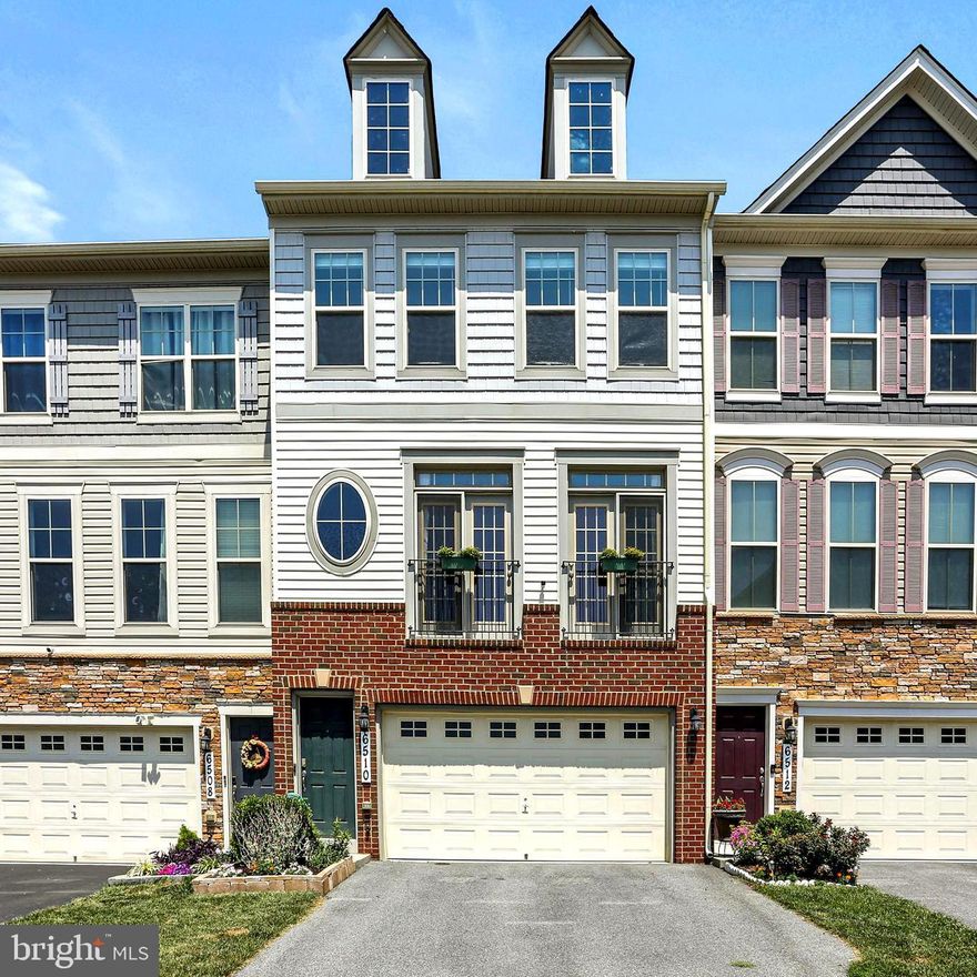 This stunning Manors at Ballenger Creek townhome is awaiting its new owner!  This home boasts three bedrooms, two full and two half bathrooms, an upper-level laundry, deck access from the well-equipped kitchen, a lower level with walkout to the cozy, low-maintenance backyard patio, a two-car garage with driveway, and so much more! Enter the lower level from the garage and find a spacious family/recreation room, half bath and sliding glass doors to the fenced-in backyard.  The second level has an open floor plan, expansive living room, half-bath, high ceilings, large windows, lots of natural light, a fully-equipped kitchen with granite countertops, stainless steel appliances, oversized breakfast bar, hardwood floors, easy access to the deck overlooking the a private courtyard and a spacious dining area for your intimate dinners or large gatherings. The upper level primary bedroom has a walk-in closet with ensuite, separate tub and shower and double sink vanity.  Two additional bedrooms, full bathroom and laundry completes this space.  Dishwasher 2023, Carpet and HVAC 2022, Washer/Dryer 2021, Roof 2015.  There is plenty of overflow guest parking. The community has all the amenities -- pools, recreation center,  playgrounds, shopping, dining, walking and biking paths, and convenient to major commuter routes.  Come visit our Open House Saturday, July 29th from 2pm-4pm.  Love where you live!