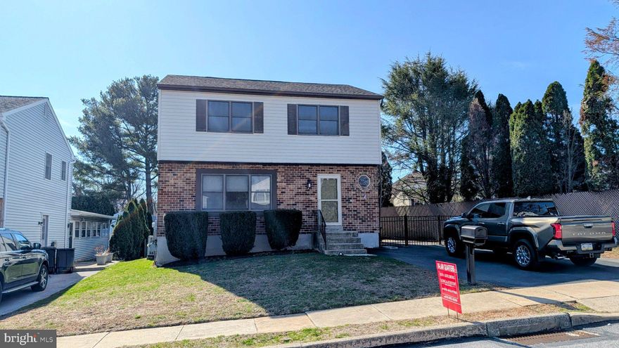 OPPORTUNITY KNOCKS IN RIDLEY PARK's LAKE AREA! Reduced $30,000.00, Seller encourages all to inspect & make offer. All reasonable offers will be considered!  IN -LAW SUITE can be used as a 1st floor En-Suite and family room! Situated in the desirable lake area of Ridley Park, this Colonial-style residence includes first floor en-suite that offers a perfect blend of comfort and functionality. With a generous 2,152 square feet of living space, this home is designed to cater to those parties that require a step saving, full first floor en-suite. The thoughtfully designed interior of the home boasts an eat-in kitchen for casual dining that opens to a formal dining area. The additional second kitchen provides versatility for those using a portion of the en-suite as a family room. The spacious entry-level bedroom has his/her closets and offers accessibility, to a walk-in shower in that offers a touch of convenience to your daily routine. The home is adorned with a mix of fully carpeted, vinyl, and ceramic tile flooring, ensuring both comfort and style throughout. The full, unfinished basement presents an opportunity for customization, whether you envision a recreation room, home gym, or additional storage space. Located on a peaceful cul-de-sac, this home offers a serene environment while still being close to essential amenities. Enjoy the convenience of sidewalks and streetlights, enhancing the neighborhood's charm and safety. Transportation is a breeze with an airport less than 10 miles away, and both a bus stop and commuter rail station just a short walk from your doorstep. This prime location ensures that you are well-connected to the surrounding areas, making commuting and travel effortless. Ridley Park is not just a place to live; it's a community that offers a rich tapestry of local amenities and friendships. Explore nearby parks, shops, and dining options that cater to a variety of tastes and preferences. Whether you're looking for a quiet evening stroll or a vibrant day out, this neighborhood has something for everyone. This property is more than just a house; it's a place where memories are made and cherished. Don't miss the opportunity to make this exceptional residence your own and experience the best of Ridley Park living!