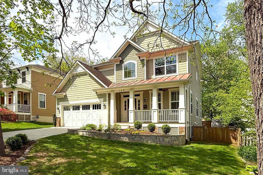 🏡Welcome to 105 W Marshall St, an exquisite 5-bedroom, 4.5-bathroom custom built residence nestled in the heart of Falls Church City • This stunning home seamlessly blends luxurious living with everyday convenience, offering an unparalleled lifestyle experience with over 4,100 sqft of living space • As you step into the grand foyer, you'll be greeted by an atmosphere of elegance and sophistication • The main level boasts a spacious office with custom shutters, perfect for remote work or study • The formal dining room and living room with gas fireplace provide exceptional spaces for hosting memorable gatherings, while the sitting room offers a quiet retreat • The gourmet kitchen is a chef's dream, featuring gas-cooking & stainless steel appliances, granite countertops, ample counter space for culinary creations, and a breakfast area with French Doors to the backyard • A convenient powder room completes this level • Ascend to the upper level, where the primary suite awaits as your private sanctuary • This luxurious retreat includes a spa-like bath with a soaking tub, separate shower, and dual vanities, along with two expansive walk-in closets • The second bedroom features an ensuite full bathroom, while two additional bedrooms share a well-appointed Jack and Jill bath, ensuring comfort and privacy for all • The lower level is a haven for recreation and relaxation, featuring a generous rec room perfect for entertainment • The fifth bedroom, accompanied by a full bath, is ideal for guests • Additionally, a large storage/utility room provides ample space for extra storage • Walkup stairs lead to the fully-fenced backyard, offering easy access to outdoor enjoyment • Oversized 2-car garage w/ 2nd Refrigerator • Conveniently located just minutes to the East & West Falls Church METRO Stations • Easy access to commuter routes I-66, 495, Route 7 & Route 50 makes commuting to DC/Arlington/Tysons/Reston and beyond a dream! • Nearby shopping, dining, parks, and entertainment in downtown Falls Church City, including: the new Whole Foods, Founders Row, Birch & Broad, West End & more! • Falls Church City School District • Love where you live, welcome home!