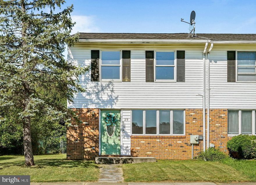 Move-in ready 3 bedroom end-unit townhome conveniently located near all major highways and the MD/DE line. Updates include new flooring throughout, fresh paint, updated full bath, and a new water heater. As you step inside you are welcomed into the spacious living room flooded with natural light.  The dining room opens to the kitchen with ample countertop space.  Also on the main level is a half bath and utility/laundry room. Upstairs you will find a generously sized master bedroom with two closets, two more bedrooms, and recently renovated full bath. Exterior features include a rear patio, space for kids/pets to play, an outdoor storage closet, and a fenced rear yard. If you're looking for an affordable, move in ready home or investment property, SAY YES to 29 Hatteras Ct! Schedule your private tour today!