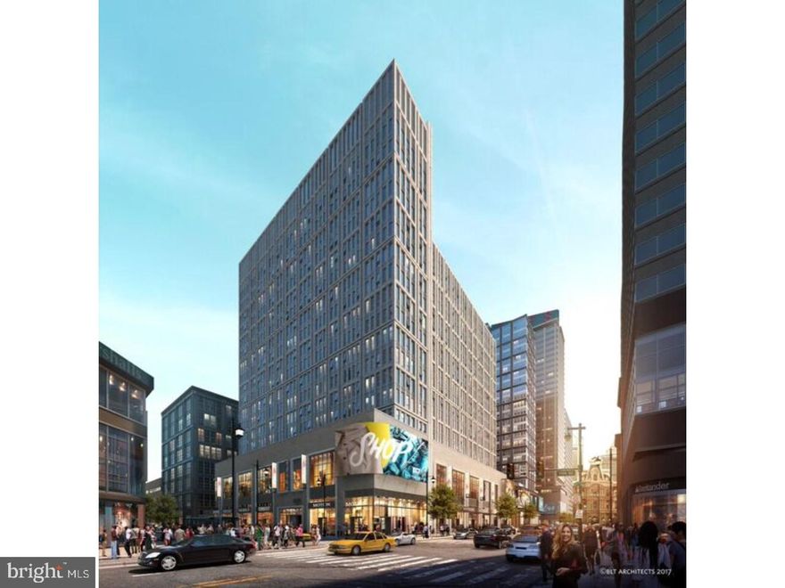 *LEASE SPECIAL: One month free on a 13 month lease. Additional incentives may apply. Schedule your tour of The Ludlow East Market today! The brand new construction features floor-to-ceiling windows that allow for maximum natural light, with sweeping views of the city in select units. The apartments have well-equipped kitchens with quartz counter-tops and GE Profile appliances, including a dishwasher and in-unit washer and dryer. Custom elfa closet systems make storage easy.  Building amenities include a beautiful terrace, state of the art fitness center, conference rooms, and concierge service. Parking available for $350/month (underground and onsite) via Park America. The Ludlow at East Market is located near Reading Terminal, Jefferson, major transportation, and some of the city's best restaurants and shopping. Onsite management will provide live pricing.