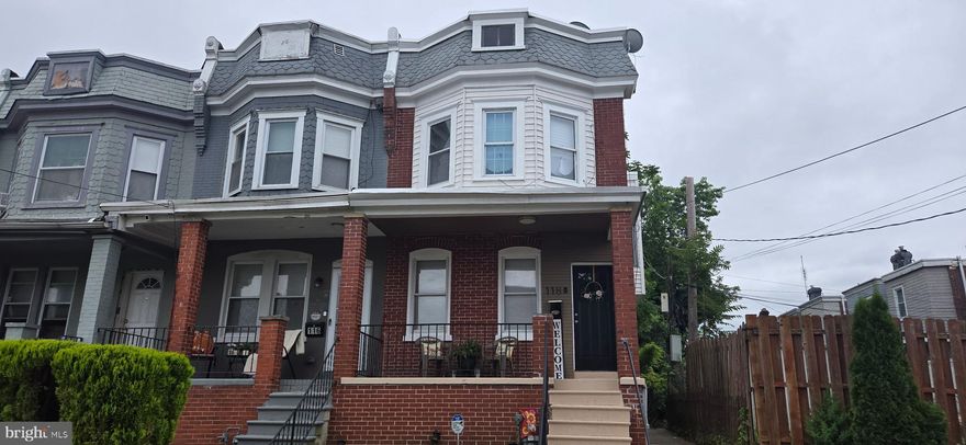 Welcome to 118 W. Twenty-Sixth Street – a beautifully renovated end-unit brick Colonial located in the heart of Wilmington, DE! This charming two-story home seamlessly blends classic architecture with modern upgrades, creating the perfect setting for today’s homeowner.

As you approach, you'll be greeted by a well-maintained exterior and a spacious front porch—ideal for relaxing and enjoying warm, sunny days. Step inside to discover a thoughtfully updated interior featuring a brand-new kitchen, refreshed bathrooms, stylish flooring, fresh paint throughout, and modern lighting fixtures that brighten every corner.

This home offers 3 generously sized bedrooms, including a primary suite with private access to an elevated rear balcony—perfect for your morning coffee or evening wind-down. With 1.5 bathrooms, there’s plenty of convenience for both residents and guests.

The backyard is a true highlight—private, spacious, and perfect for outdoor entertaining, gardening, or simply unwinding.

Located just minutes from downtown Wilmington, parks, shopping, and major highways, this property offers both comfort and convenience. As Wilmington continues to grow and attract new businesses and development, now is the time to invest in a home that’s not only move-in ready but also full of future potential.  Don’t let financial pressures stand in the way of homeownership. The seller is open to providing assistance to help make this house your new home.

Don’t miss your chance to own a renovated gem in a thriving community—schedule your tour today!
