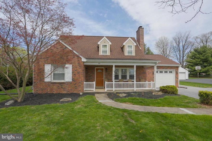 Spacious home in Manheim Township with hardwood flooring, ceiling fans, 2 fireplaces and 3 full baths. Kitchen with breakfast bar leading to dining room, first floor bedroom, large family room and master suit with walk in closet. Rear patio leads to backyard with shed.