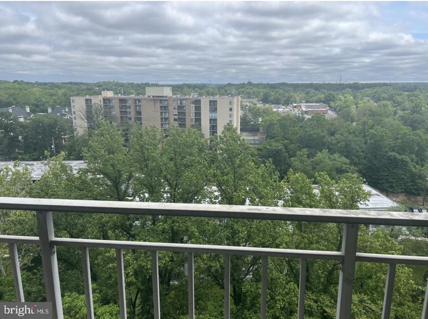 Location! Breathtaking views from the private balcony! Welcome home to a spacious and light filled  one bedroom and one full bath bath condo with large sliding glass door leading to a balcony on the 14th floor with amazing views! All UTILITIES and parking included in the rent makes this an incredible deal.  Laundry located in the hallway.   Amenities : 24 hours concierge, pool, gym, tennis court, basketball court, playground, and party room.  Conveniently located close to public transportation, I-495, I-95, 270, 295 (BW Pkwy) and College Park.