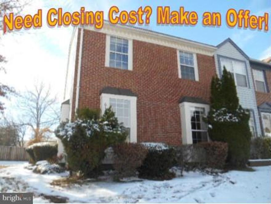 Recent improvements,  all interior and exterior lights were replaced, ceiling fan, carpet on second level, stainless steel appliances, 5 burner stove, gutter guard, toilets were replaced, decorative storm door, designer brick patio,  attic pull down stairs, new washer  2013, laminate floor in kitchen, hallway, bathroom. Home Warranty. Need closing cost - make an offer!