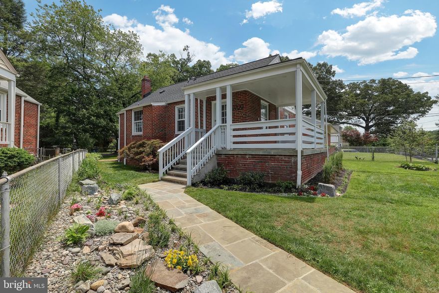 The perfect blend of classic charm and modern amenities...This TOTALLY REMODELED cape cod in Silver Spring, MD was renovated for an end user and is spacious and modern boasting 4 bedrooms, 4 full bathrooms, three finished levels, and picturesque landscaping. New roof, new AC system, new electrical, new waterproofing, new plumbing, new kitchen, new bathrooms, the works! Situated on a lovely landscaped lot the home features a quaint backyard space with a 2 car private driveway and brick patio. On the main level, you will find an open floor plan, chef's paradise kitchen, equipped with stainless steel appliances + new countertops and cabinetry. The kitchen is large and open, perfect for preparing meals and enjoying them in the adjacent dining area. Additionally, there are two bedrooms on the main level, including a primary suite with an en-suit bathroom, and a convenient full bathroom for the second full bedroom. Enjoy the back sunroom, which can quadruple as a mudroom, office, or pantry. Then step outside onto the newly renovated front porch (peep the new recessed lighting and dimmer). The upper level sports one large bedroom and a full bathroom. The basement is fully finished and provides additional living space, a recreational area, a fourth bedroom, fourth full bathroom, and full sized washer/dryer. Outside the house you have a large, private backyard space + manicured front yard. The property boasts an additional private parking pad space in the front, and plenty of street parking. Close to local playgrounds, Montgomery County schools, Sligo Creek Golf Course, public transportation, and major commuter routes. This quaint, pleasant, remodeled home is ideally suited for a family and/or individuals who value modern amenities + classic charm and a pleasant outdoor environment. Namaste-