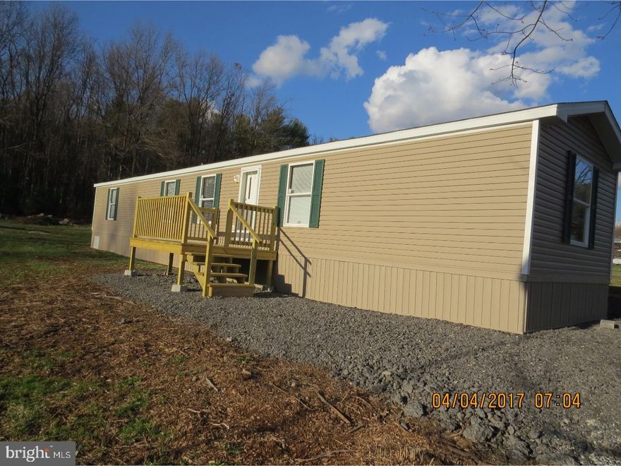 Welcome home! Enjoy one floor living in a country setting in this beautiful NEW 14 x 70 3 bedroom home. This home offers plenty of closet space in all bedrooms with a walk in closet in master bedroom. Nice size yard and plenty of off street parking. Home for sale only and lot rent 300.00 a month.