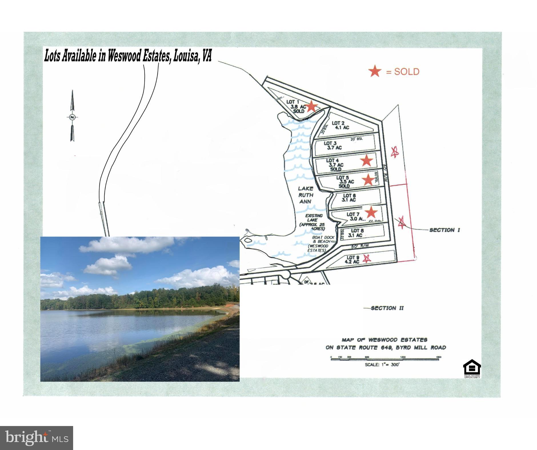 WESWOOD LAKE ESTATES - Land