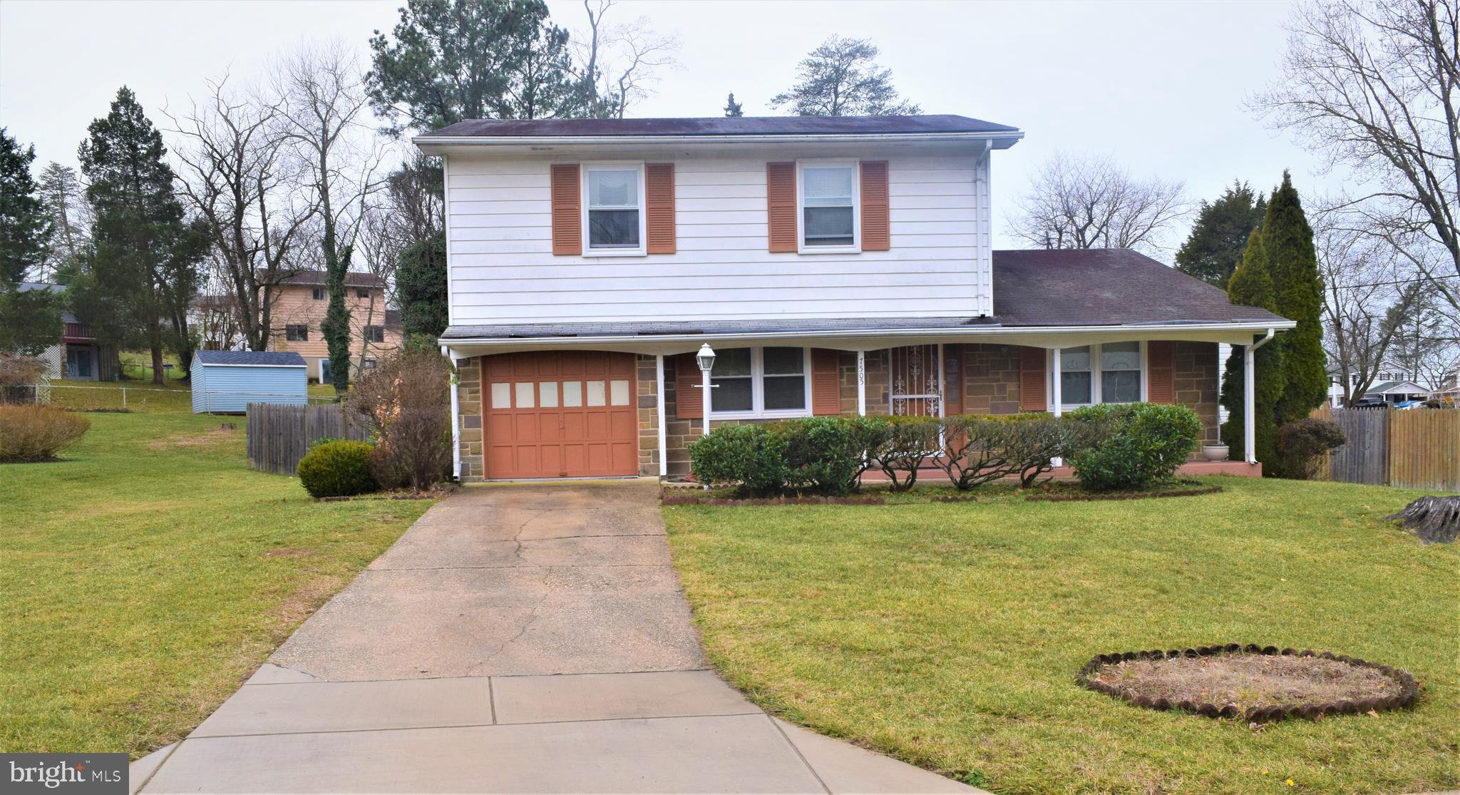 Don't miss out on this 4 bedroom 2 and 1/2 Bath single family home located on a cul-de-sac. Enter into the beautifully tiled flooring. You will be greeted by the private formal dining room. In the spacious kitchen you will find a window-filled breakfast area, with plenty of lighting. Off of the kitchen you will find the family room that has access to the backyard. Also, on this level you will find a bedroom and a half bath. This home features a unique split floor plan that has a level exclusively for the formal living room. Follow the steps up to the Master suite & 2 additional bedrooms with a full hall bath. Outside you have a full sized deck and patio perfect for entertaining. Have fun enjoying the large back and front yard.