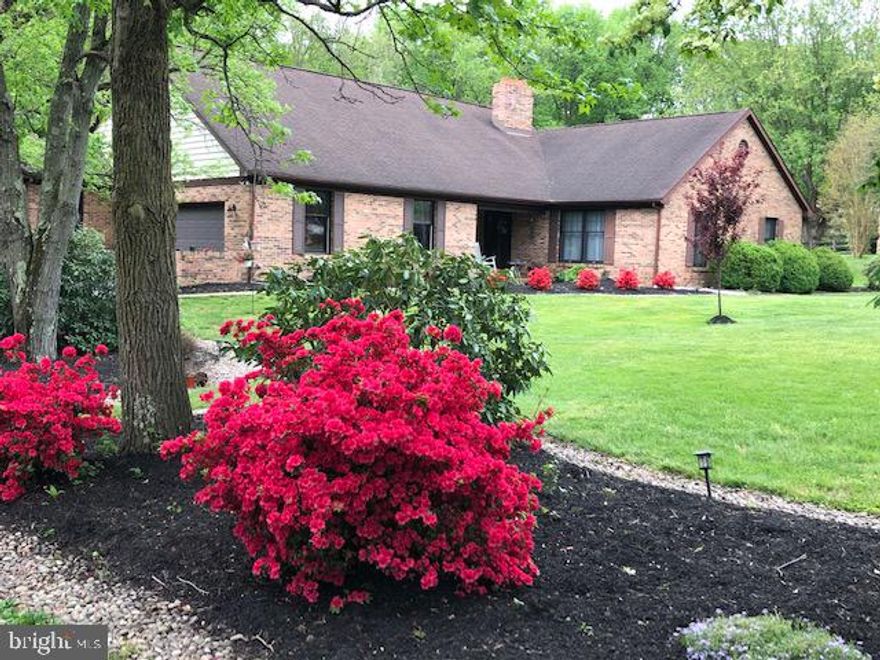 SPECTACULAR CUSTOM BRICK RANCH WITH 3700 SQ.FT. OF FINISHED LIVING SPACE AND XTRA LARGE GUNITE POOL THERE IS PLENTY OF ROOM INSIDE OR OUT TO ENJOY YOURSELF AT THIS FINE PROPERTY. SOME AMENITIES INCLUDE A SPACIOUS COMPOSITE REAR DECK THAT RUNS FROM A MAGNIFICENT SUN ROOM TO THE POOL AREA AND TWO GAZEBOS ONE ON EACH END OF THE POOL. THE LIVING ROOM IS ENHANCED BY A BRICK FIREPLACE WITH BRICK FROM HEARTH TO THE CEILING. THE MASTER BATH SPORTS A WALK UP TWO PERSON JETTED TUB WITH SEPARATE SHOWER AND HIS & HER SINKS. THIS HOME HAS 3 BEDROOMS AND A OFFICE THAT COULD EASILY BE A FOURTH IF DESIRED. EXTENSIVE LANDSCAPING ADDS BEAUTIFUL COLOR IN THE SPRING AND SUMMER AND THE WOODED REAR YARD ADDS PRIVACY IN THE SUMMER AND FANTASTIC FALL COLOR. THIS FINE HOME IS FULL BRICK ON THE FRONT AND SIDES AND XTRA WIDE CAROLINA SIDING ON THE REAR. ANDERSON 400 SERIS WINDOWS WILL GIVE YOU YEARS OF TROUBLE FREE USE. THE FRONT DOOR IS AT GROUND LEVEL AND WILL OFFER EASY ACCESS IF WHEEL CHAIR USE IS NEEDED. MOST OF THE FLOORING IS HARDWOOD OR CERAMIC TILE WITH THE EXCEPTION OF THE BEDROOMS. THE POOL IS HEATED FOR A PROLONGED SEASON. THIS IS A GREAT HOME IN A GREAT NEIGHBORHOOD, BUY NOW AND BE IN BEFORE POOL SEASON ARRIVES !!