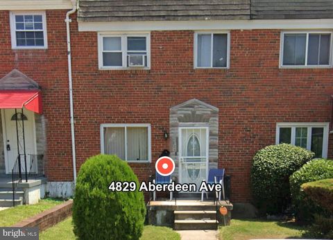 4829 ABERDEEN AVENUE BALTIMORE MD 21206