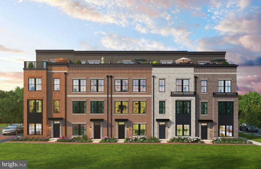 Phase 2 at Northside now selling and community over 60% sold out.  The Cambridge features 3 to 5 bedrooms, 2.5 to 4.5 baths. and a standard loft with rooftop terrace.  Community adjacent to all the great retail at Potomac Woods Plaza and Park Potomac.  2027 move in.  Photos of decorated model home.