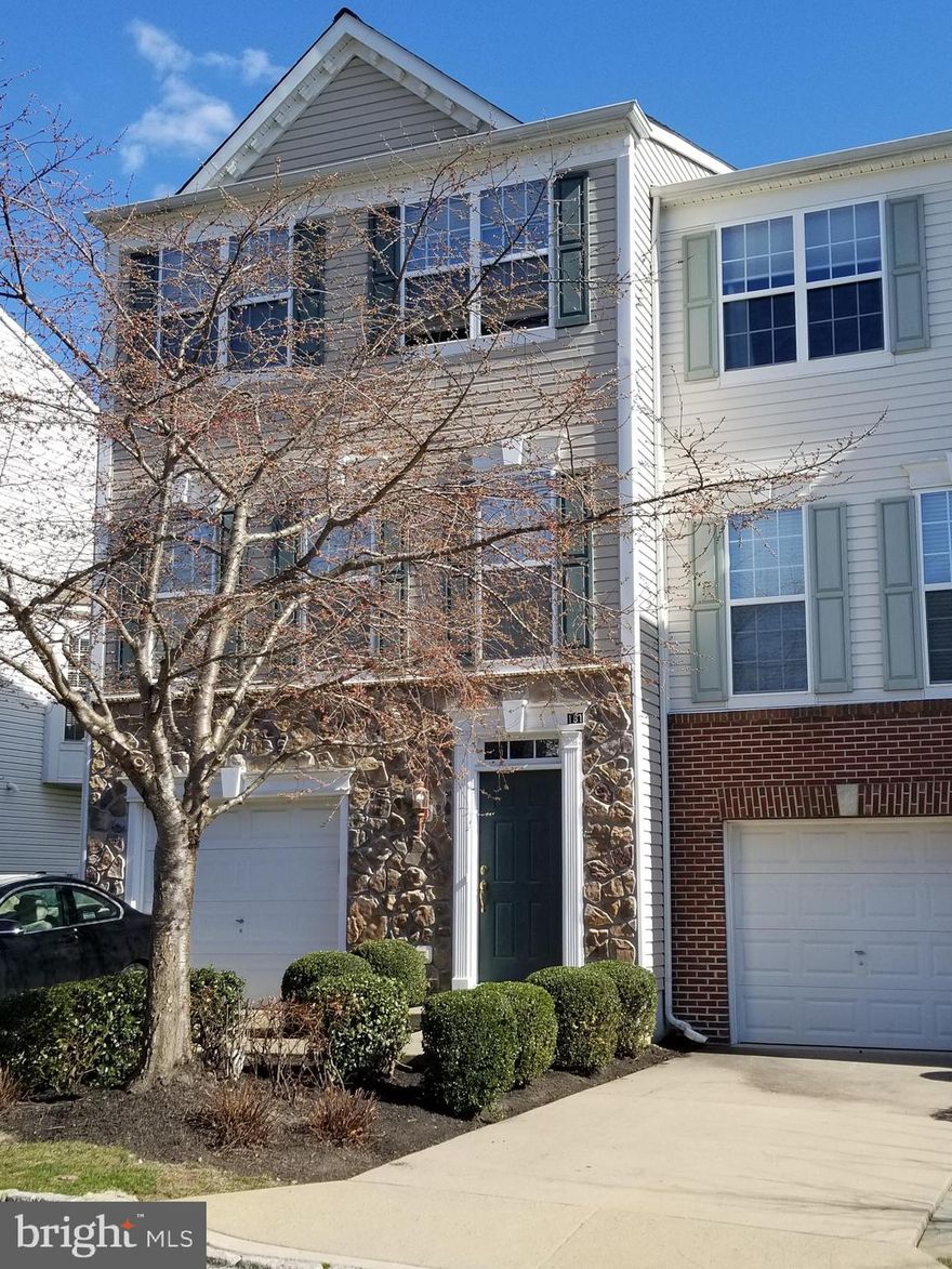 Stunning end unit townhome in Longford Crossing. New LVP floors being installed in entry way. Enjoy gas cooking in the open kitchen with a breakfast bar and granite countertops. There is also a "sun-room" or casual dining area that has access to the Trek style deck. On the 3rd floor you'll find a large Owners' suite with attached Owners' bath featuring both a shower and a soaking tub. Two additional bedrooms with a shared full bath complete this level. The finished lower level has a powder room and another decent sized room that could be an office, playroom or guest room.  Walk out of this level to the backyard. Owner pays HOA fees. Tenant is responsible to pay for sewer ($30 a month), in addition to other utilities.