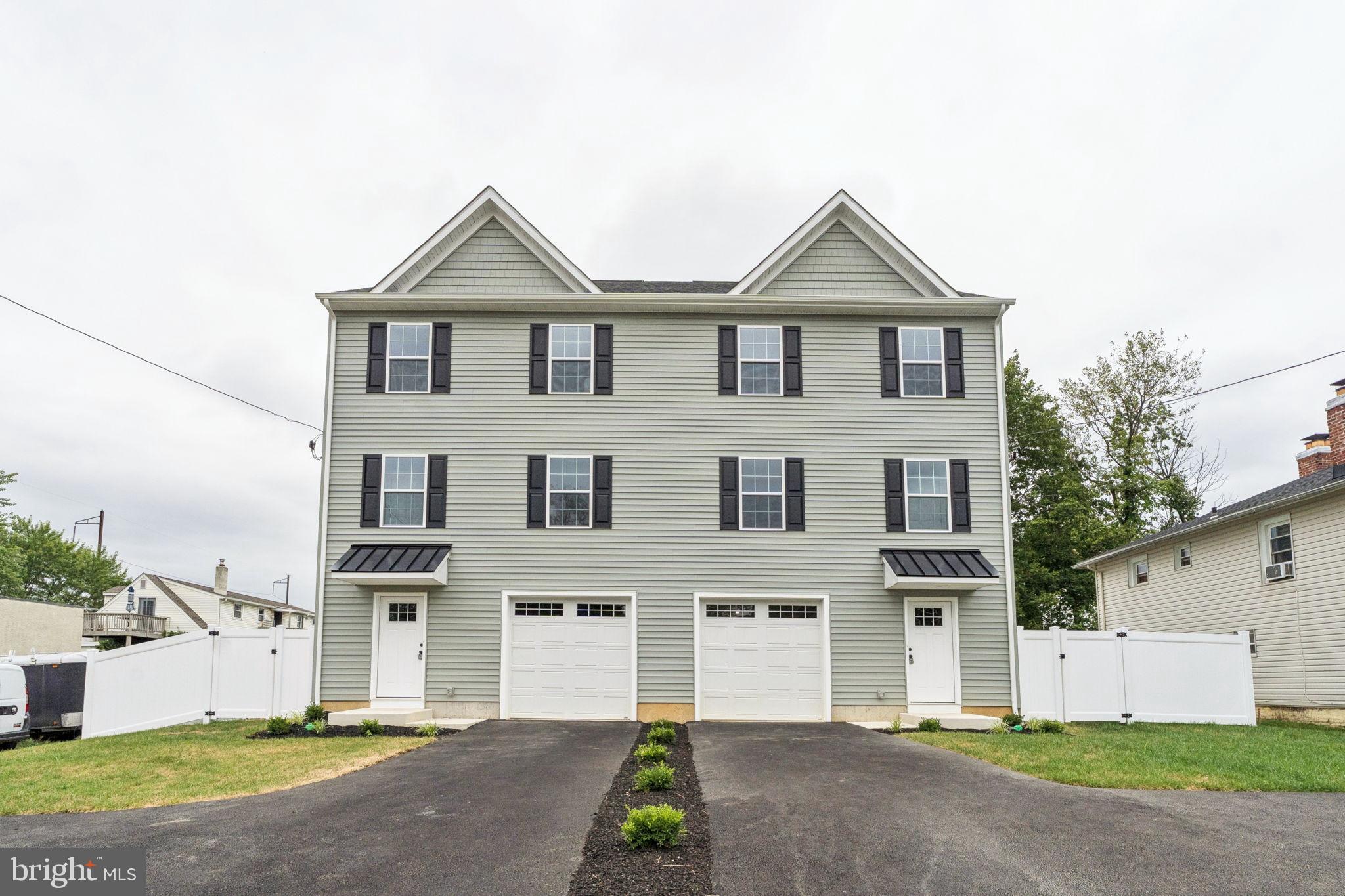 Welcome to your brand new home in the award-winning Upper Dublin School District! This spacious twin offers three floors of living space with a flexible layout designed to fit your lifestyle.
The first floor flex room provides endless possibilities—make it a family room, home theater, gym, playroom, guest suite, or bar. With direct access to the fully fenced backyard, it’s perfect for entertaining or relaxing.
Upstairs, the open-concept main level boasts hardwood floors throughout, a bright and airy kitchen with stainless steel appliances, quartz countertops, and an in-island sink. The kitchen flows seamlessly into the dining area and living room, with plenty of space to gather. Step outside to the TREX deck with privacy fencing and stairs to the yard, ideal for indoor/outdoor living.
The primary suite features a luxurious en-suite bathroom with dual vanities, a glass-framed shower, and a massive walk-in closet. Convenient upstairs laundry adds ease to everyday living.
All this in a prime location—close to major transportation routes, bus and regional rail, and the PA Turnpike. Nearby you’ll find Lulu and North Hills Country Clubs, Glenside’s vibrant bars and restaurants, the Keswick Theater, and plenty of parks and trails for outdoor enjoyment.
This stunning home blends modern style with function and flexibility—ready for you to make it your own!
