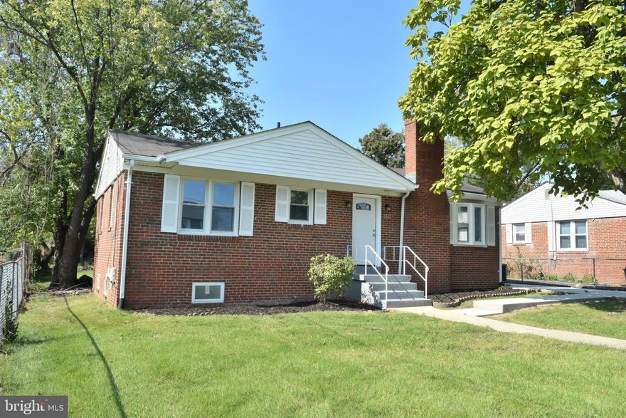 Renovated Raised Rambler, nice and just blocks away from the Metro. Property features a brand New kitchen, New Baths, Flat Back Yard, New Concrete Driveway with lots of parking space too. Come and take a look at this one before is gone NO FHA LOANS DUE TO 91 DAYS RULE.
