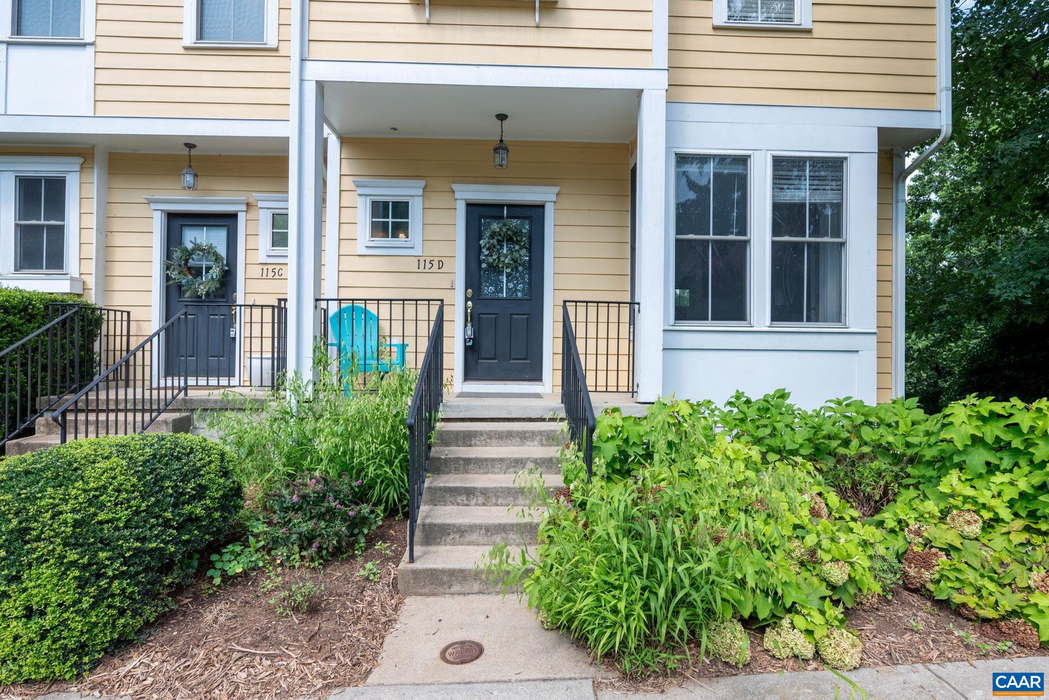 Perfectly located near the heart of the city! Rare opportunity to own an end unit condo only minutes to downtown C'ville, UVA, Rivanna Trails, and more. Recently renovated master bathroom, all new oak hardwood floors upstairs, fresh paint, new fridge and new oven. Basement downstairs is a blank slate with the potential to add living/exercise space, with a walk out. Spacious living room with gas fireplace and built in shelving. Schedule a showing today!,Cherry Cabinets,Fireplace in Great Room