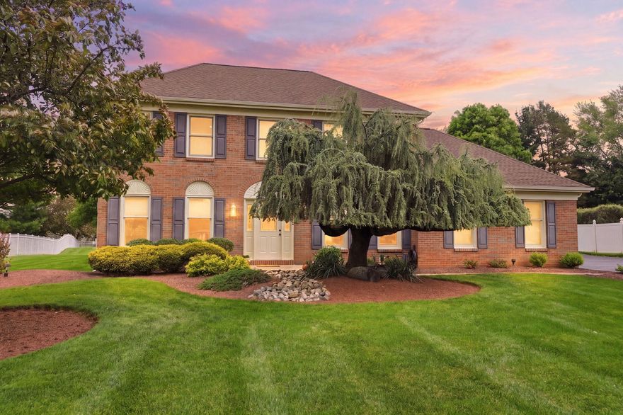Welcome to your next chapter in the highly sought-after Holland Acres community, where opportunities like this don’t come around often. Located within the award-winning Council Rock School District, this move-in ready 4-bedroom, 2.5-bath center hall Colonial delivers the space, setting and lifestyle buyers have been waiting for… and the kind of value savvy buyers recognize immediately.
From the moment you arrive, the expansive landscaping, manicured lawn and classic brick paver walkway create a warm and timeless first impression that invites you inside. Step into a traditional center hall layout accented by gleaming hardwood floors throughout most of the first floor, offering both functionality and flow for everyday living and entertaining.
The formal living and dining rooms are filled with natural light and enhanced with crown molding, creating elegant yet comfortable spaces for hosting gatherings or enjoying quiet evenings at home. Just beyond, the spacious family room opens to the kitchen and is anchored by a wood-burning fireplace with a stone surround and hearth, offering a cozy focal point and a natural gathering space. Large windows frame peaceful views of the lush backyard and fill the home with natural light.
Step outside to a sprawling 600+ sq ft wood deck, an entertainer’s dream, overlooking a serene setting. The yard is bordered on three sides by neighboring fencing, creating a sense of privacy while still allowing you to enjoy the open green space.
Back inside, the kitchen is designed for both function and flexibility, featuring stainless steel appliances, abundant granite countertop space, and ample cabinetry for storage and efficiency. The center island with pendant lighting provides seating for two and the adjacent dining area offers additional everyday convenience. A walk-in pantry keeps everything organized and out of sight, while bonus counter space allows for a coffee bar or workstation to suit your lifestyle.
The large laundry room, complete with washer and dryer, offers a double closet for cleaning supplies or extra storage and provides direct access to the side entrance and 2-car garage for added convenience.
Upstairs, the expansive primary suite serves as a true retreat, it includes a makeup station, space for a sitting area or desk along with a large walk-in closet. The recently renovated en-suite bath features dual vanities with granite counters, a luxurious soaking tub, elegant sconces, and a marble-tiled shower with bench seating, dual niches, and a glass enclosure.
Three additional bedrooms each feature ceiling fans, double closets, and comfortable layouts, offering flexibility for family, guests, or home office needs. The updated hall bathroom includes a tub/shower combination and single vanity.
The finished basement adds a versatile additional level of living space, recently updated with plush carpeting for comfort. This level includes a private enclosed office, bonus room, built-ins, and multiple closets, along with separate storage and utility areas.
All of this is set in a neighborhood known for its welcoming community atmosphere - don’t miss the annual block party - and a location just minutes from Newtown, major commuting routes, rail lines, and a wide variety of shopping and dining options in Bucks County.
The owners took home maintenance very seriously and keep a clean home. Additional details about the home’s systems: Roof, gutters and downspouts replaced (August 2024), hot water heater (2020), Heater (12/31/19) & AC (August 2019) under warranty and serviced annually, carpet on stairs (2025), carpet in Primary Bedroom (approximately 5 years old), many rooms have been recently painted.
Measurements are provided for estimate only are not deemed reliable, buyer should do their own due diligence. Showings begin May 14, no open houses will be scheduled.