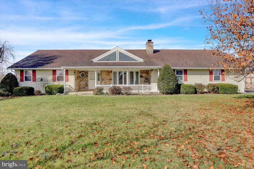 Welcome to 325 Spring Road in Bernville. This desirable ranch-style home is situated on almost 3 acres of land and offers a multitude of features that make it a truly exceptional property. As you enter the main floor, you'll be greeted by a spacious living room with a vaulted ceiling and a stunning stone fireplace, creating a warm and inviting atmosphere. The living room serves as a central gathering space for family and friends to relax and enjoy each other's company. Adjacent to the living room is a dining room, perfect for hosting formal meals or casual gatherings. The beautiful kitchen is a standout feature of this home, boasting white cabinets, stainless steel appliances, and a center island with a cooktop. The kitchen also includes a breakfast nook, providing a cozy spot for enjoying morning meals or casual dining. The main floor also includes three bedrooms, offering ample space for family members or guests. Additionally, there is a full bathroom, a half bathroom, and a convenient laundry room, ensuring that all your daily needs are met on the main level. The primary bedroom features built-in storage and a closet, providing functionality and organization. The finished basement adds an impressive 1,164 square feet of living space to the home. This area includes a large family room, perfect for entertaining or relaxing with loved ones. Additionally, there are two additional rooms that can be utilized as a bedroom, office, or any other space to suit your needs. The home offers a two-car side entry garage, providing ample space for parking and storage. There is also a carport, offering additional covered parking options. The exterior of the property is equally impressive, with a covered paver patio featuring a bar and fire pit, creating a fantastic outdoor entertaining space. Additionally, there is another covered patio and a deck in the rear, providing multiple areas to enjoy the outdoors and take in the beautiful surroundings. In summary, 325 Spring Rd. in Bernville is a remarkable ranch-style home with nearly 3 acres of land. With its vaulted living room, stone fireplace, beautiful kitchen, three bedrooms, finished basement, two-car garage, and inviting outdoor spaces, this property offers a perfect blend of comfort, style, and functionality. Don't miss the opportunity to make this exceptional property your own. Schedule a viewing today and experience the beauty and tranquility it has to offer. Highest & Best offers are due by 7:00 PM (2/4/24).