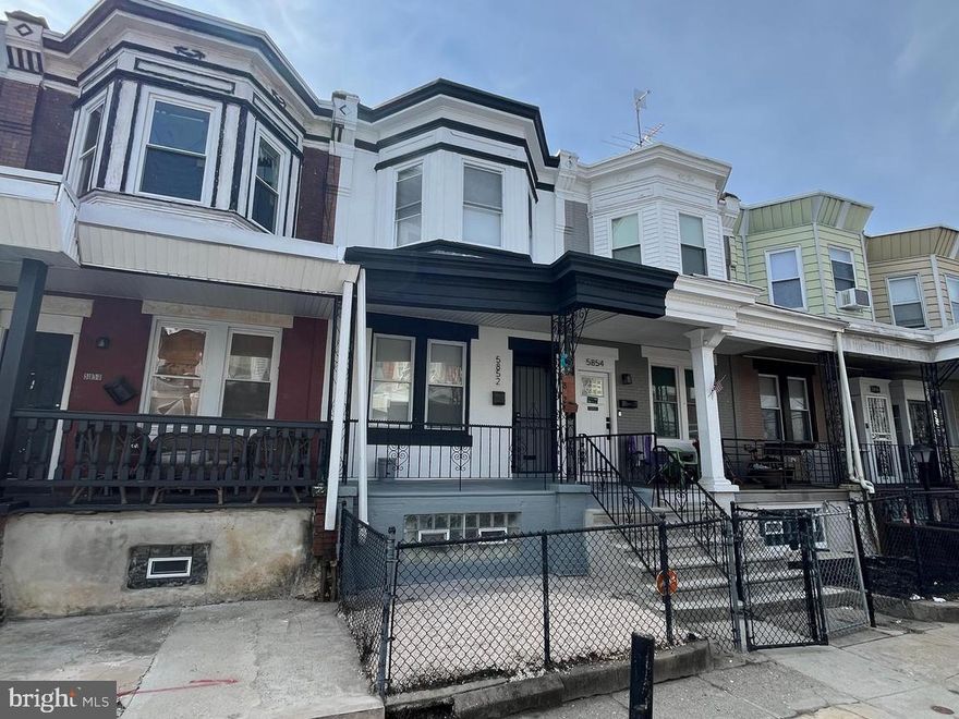 Do not miss out on this incredilbe must see Cobbs Creek, West Philly house.  Fully updated from top to bottom and ready for immediate occupancy.  Enter through the front porch into an expansive open concept living area with accent wall and mantle. Enjoy the refurbished hardwood floors, exposed beams and brick, and a handsome two tone paint scheme. The three large bedrooms are awash with natural light and each have useful closet space. The modern kitchen will make you want to try new recipes and expand your palate.  Two crisp white bathrooms; a convenient powder room on the first floor, and full bathroom on the second floor that's  just  down the hall from the bedrooms.  The back yard will be perfect for spring flowers and that herb garden you always wanted to nurture.  Well lit basement for is ideal for storage and laundry.  
Schedule a tour!