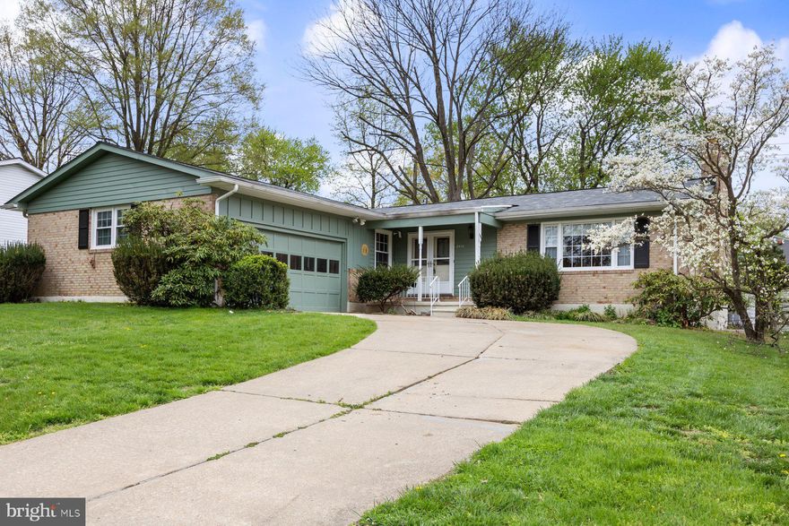 Sold AS IS, this sprawling 4BR/2.5BA rancher is located on a spacious lot in the quiet neighborhood of Coachford.  Park in the driveway besides adult blooming shrubs, and the covered front porch into your new home.  Step into a home filled with sunlight, beautiful hardwood flooring, and plenty of living space. The large living room features a wood burning fireplace with a mantel and is open to the spacious dining room and kitchen.  The eat-in kitchen boasts plenty of wood cabinets and counter space, and plenty of room for a breakfast table. From the french doors in the breakfast room, step into a screened in porch that is surrounded by nature. On the second floor are two sizable secondary bedrooms, a full bath with a make-up vanity, and a primary suite.  The primary offers two closets and a private full bath with a walk-in shower. The lower level is finished offering a large family room, a possible fifth bedroom, a half bath, laundry, storage, and a walk-out to the yard.  The yard is filled with green space and adult flower shrubs, a shed and is fenced in.  This home has so much to offer any new homeowner and is located in close proximity to shopping, restaurants, and commuter routes. Walkable to the following destinations:
* Community pool (Springlake)
*Neighborhood pond and green space
*Pot Spring Elementary playground
*Multiple sporting fields