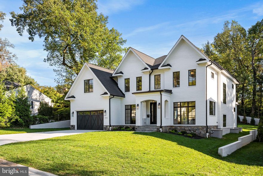 This magnificent almost new masterpiece is ready for occupancy ... today! The three magic words of real estate are location, location, location and this Chevy Chase brick beauty has it in spades! From the moment you arrive, this completely custom home will take your breath away. The architecturally significant, gorgeous Georgian elevation is completely divine with steep roof lines, windows to the floor, a covered portico and lovely clean lines. An entertainer, gardeners and commuters delight, this home is ideal for those on assignment to the DC Metro area for a two or three year tour. The convenience of the location cannot be overstated and almost everything is at your doorstep in terms of shopping, schools, transportation, parks and places of worship. The floorplan is fantastic and the quality and finer finishes are second to none. The chef's gourmet kitchen features top-of-the line amenities with marble counters, elegant lighting, evening mood lighting, professional appliances and so much more. With three finished levels, a divine owner's retreat,  an in-law/au pair suite, sanctuary spa-like bathrooms and fabulous guest suites, this blissful home is almost 8,000 sq. ft of expansive living space that includes 6 bedrooms, 5 full bathrooms and 2 half bathrooms.  You simply cannot find a more beautiful home. Opportunity knocks and often only once!